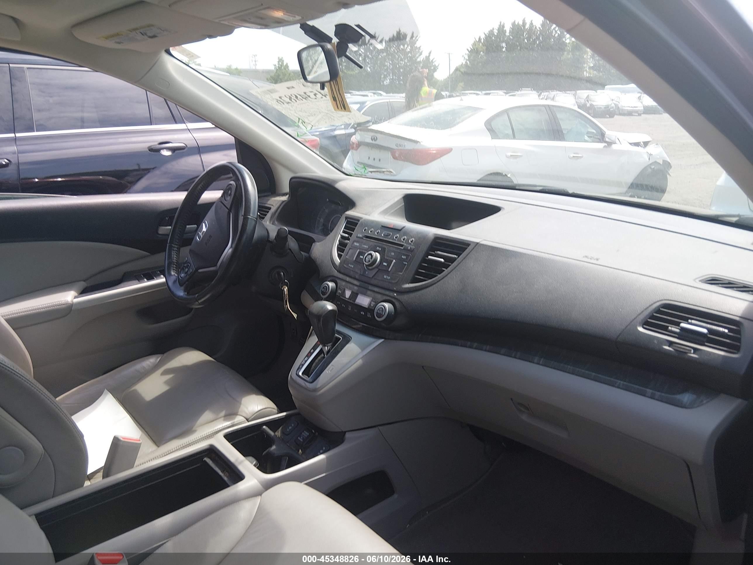 2013 Honda Cr-v Ex-l Maroon vin: 5J6RM4H76DL066264