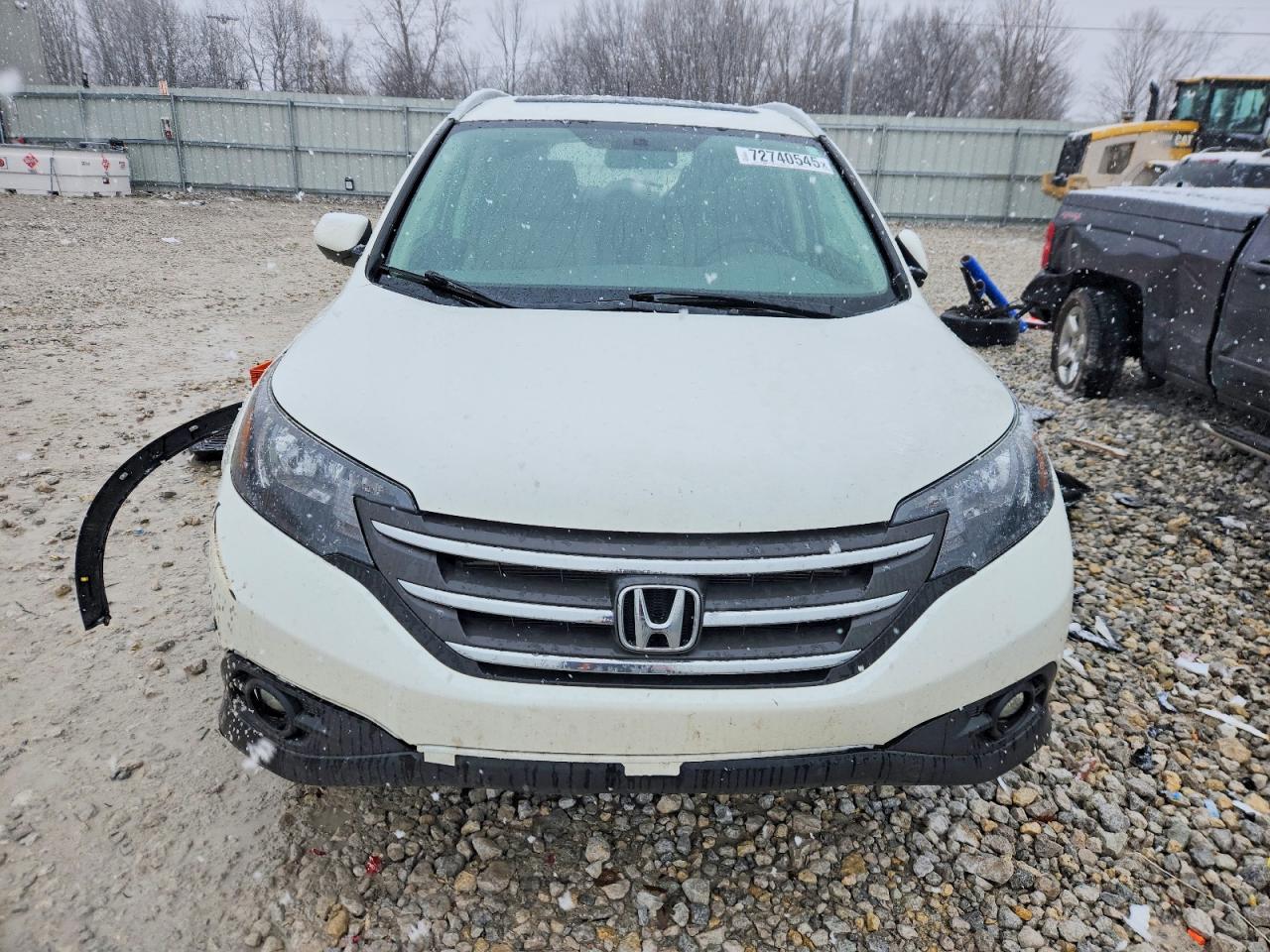 2013 Honda Cr-v Exl Белый vin: 5J6RM4H76DL068774