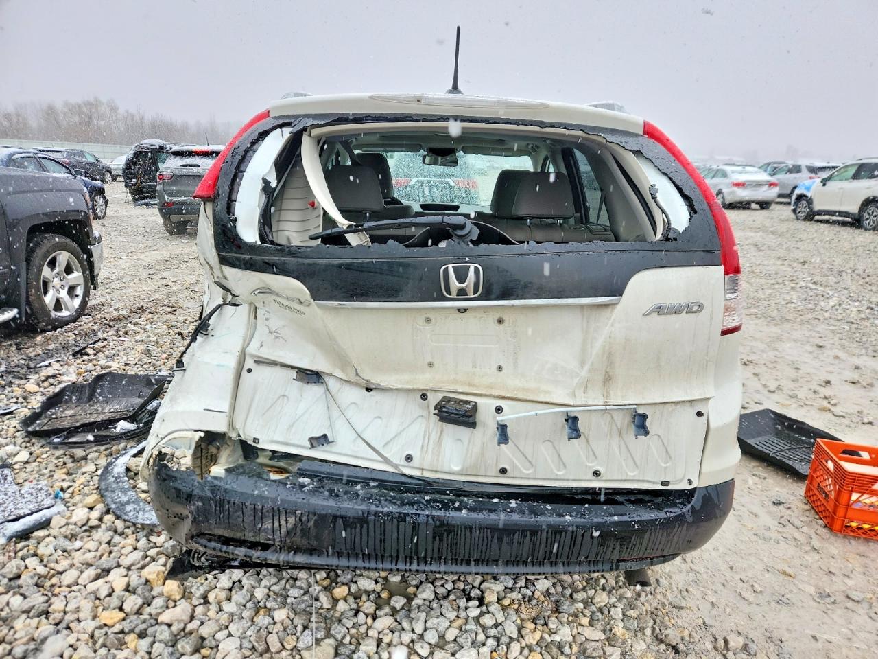 2013 Honda Cr-v Exl Белый vin: 5J6RM4H76DL068774