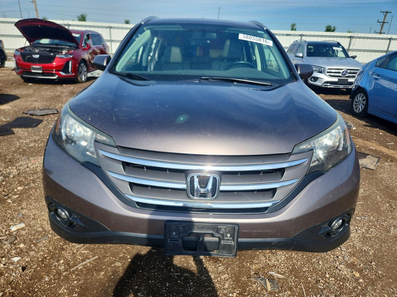 2013 Honda Cr-v Exl Gray vin: 5J6RM4H76DL069892