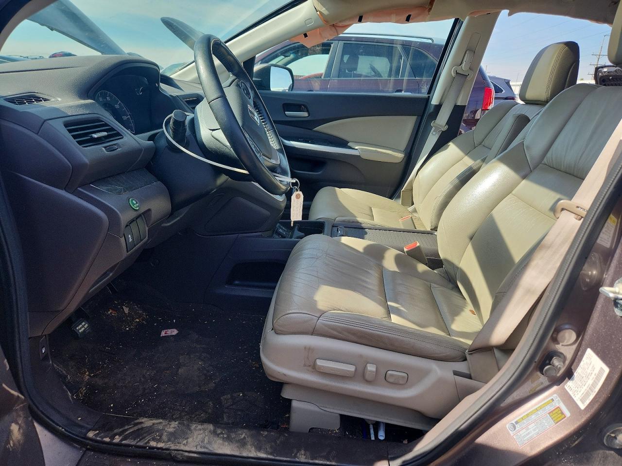 2013 Honda Cr-v Exl Gray vin: 5J6RM4H76DL069892