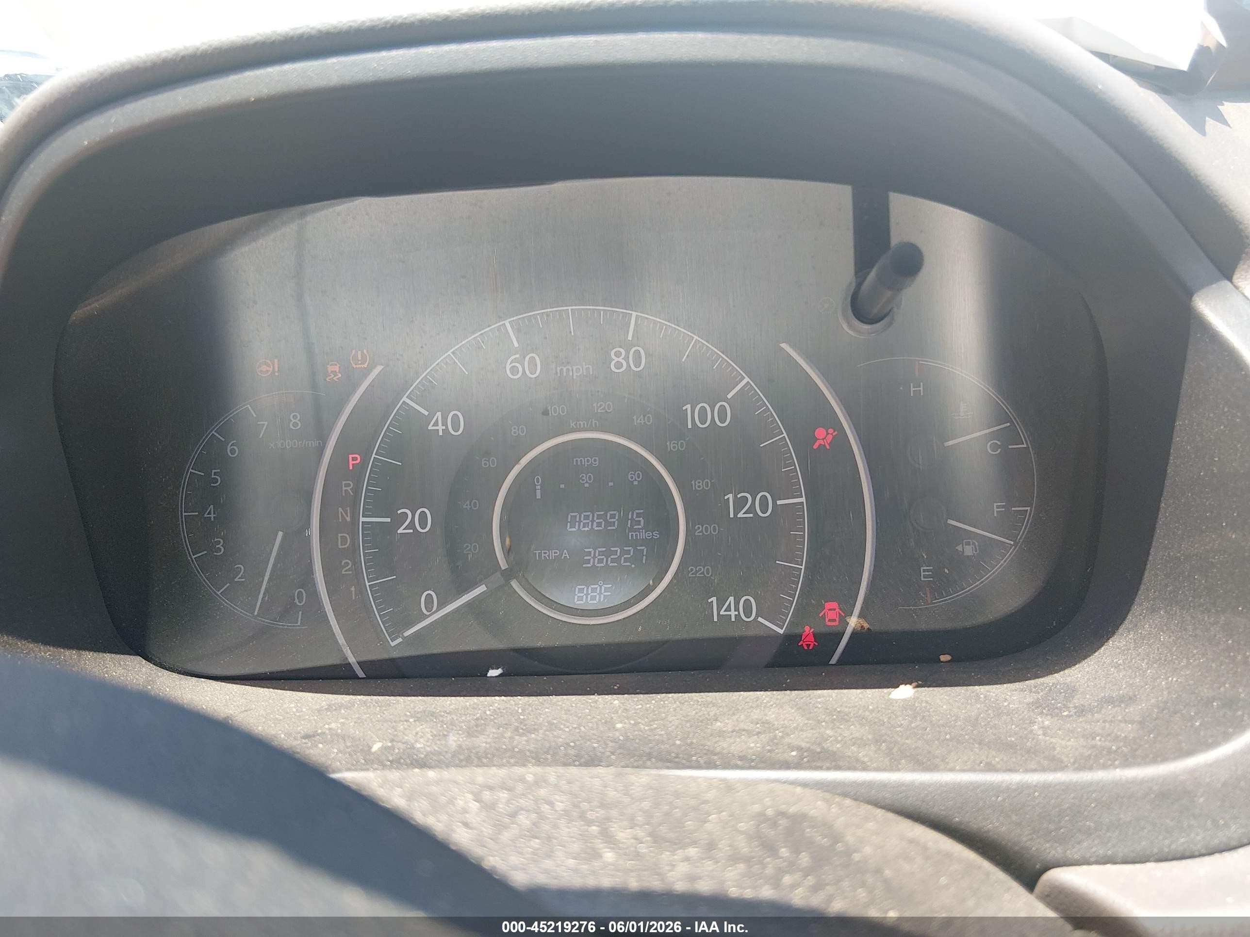2013 Honda Cr-v Ex-l Gray vin: 5J6RM4H76DL072226