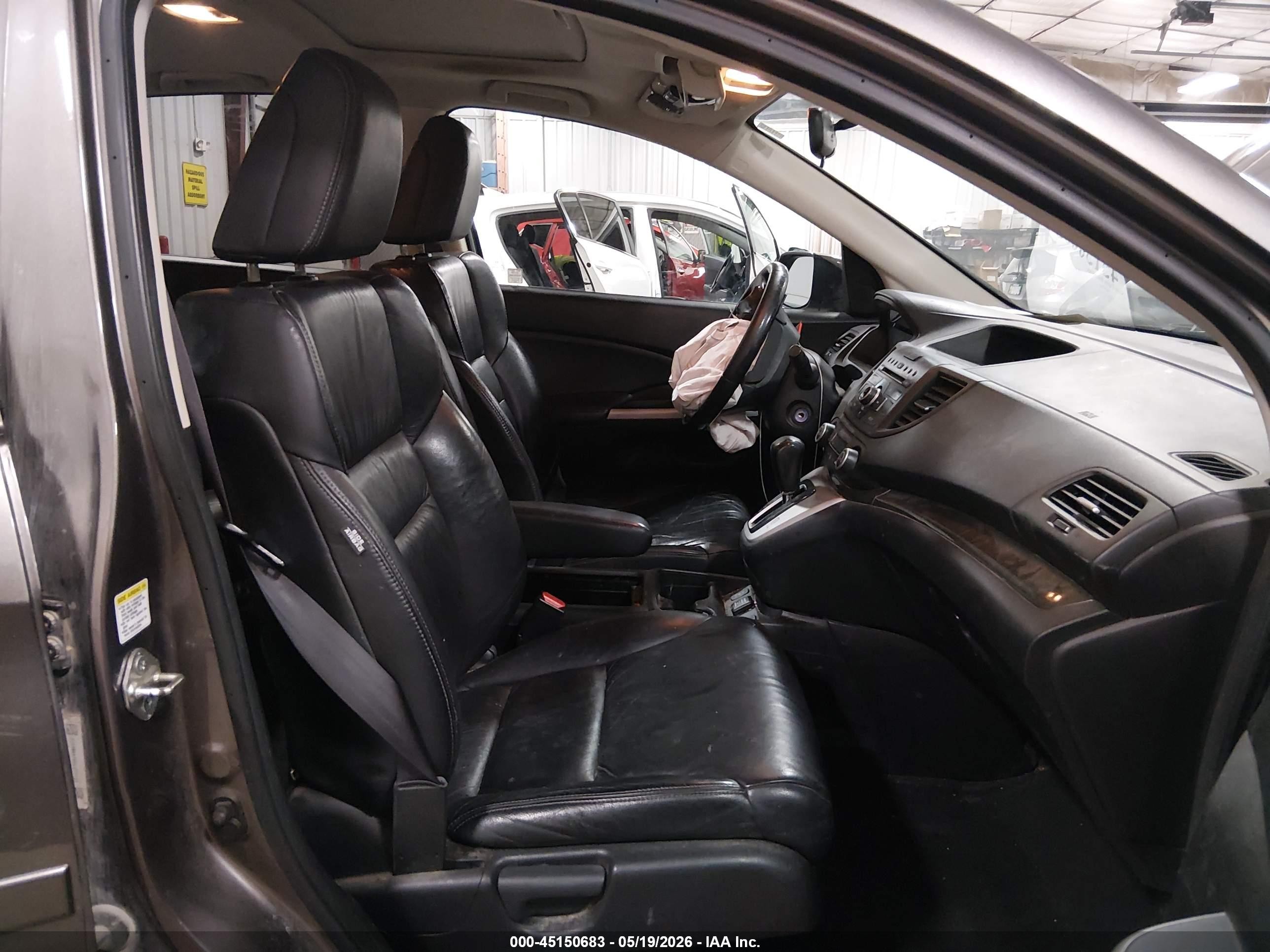 2013 Honda Cr-v Ex-l Gray vin: 5J6RM4H76DL077135