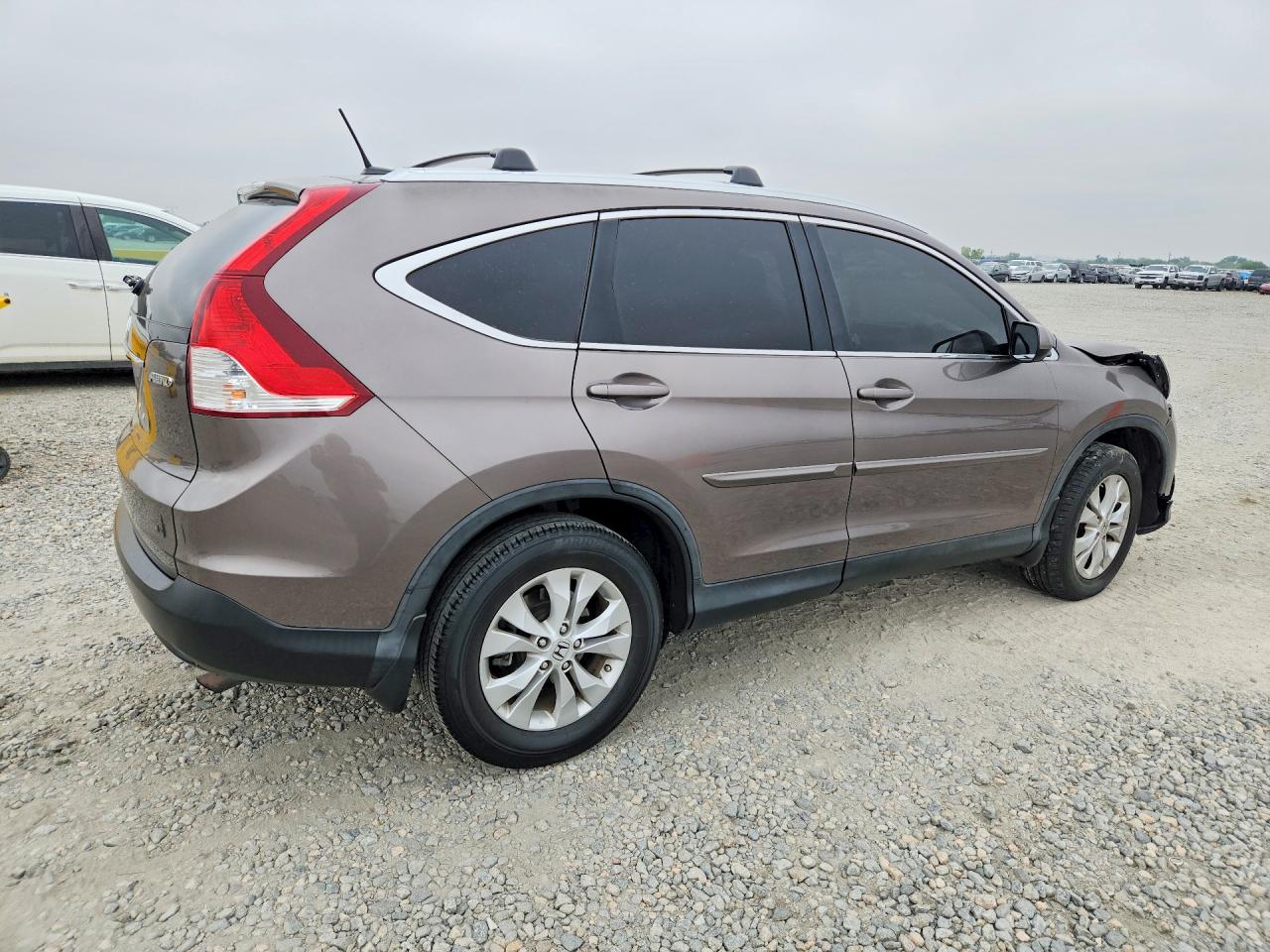 2013 Honda Cr-v Exl Brown vin: 5J6RM4H76DL077152