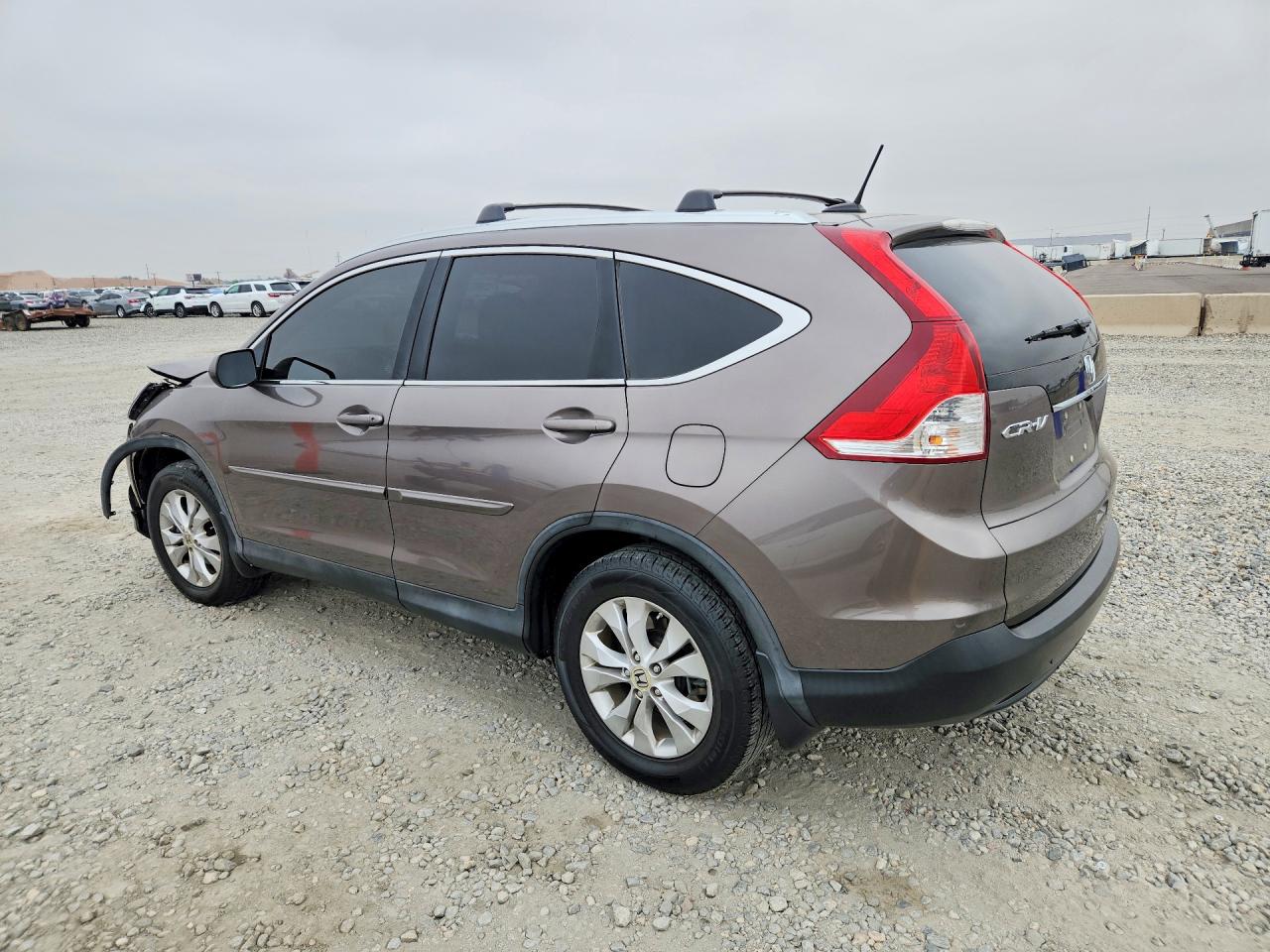 2013 Honda Cr-v Exl Brown vin: 5J6RM4H76DL077152