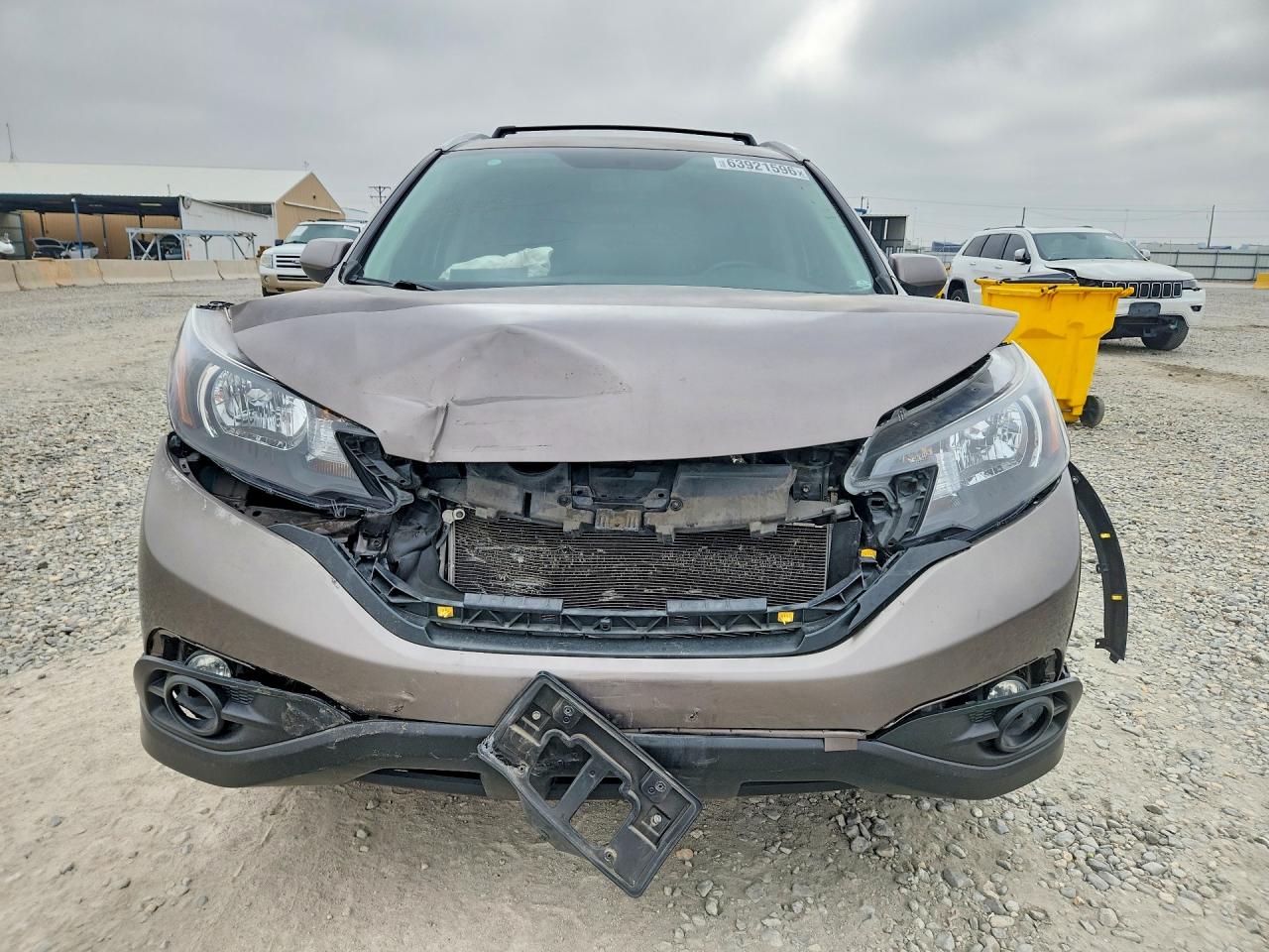 2013 Honda Cr-v Exl Brown vin: 5J6RM4H76DL077152