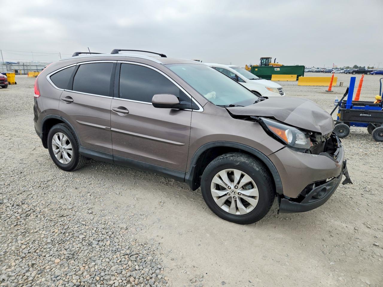 2013 Honda Cr-v Exl Brown vin: 5J6RM4H76DL077152