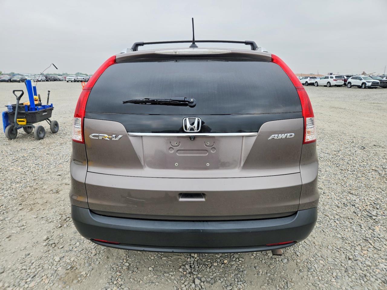2013 Honda Cr-v Exl Brown vin: 5J6RM4H76DL077152