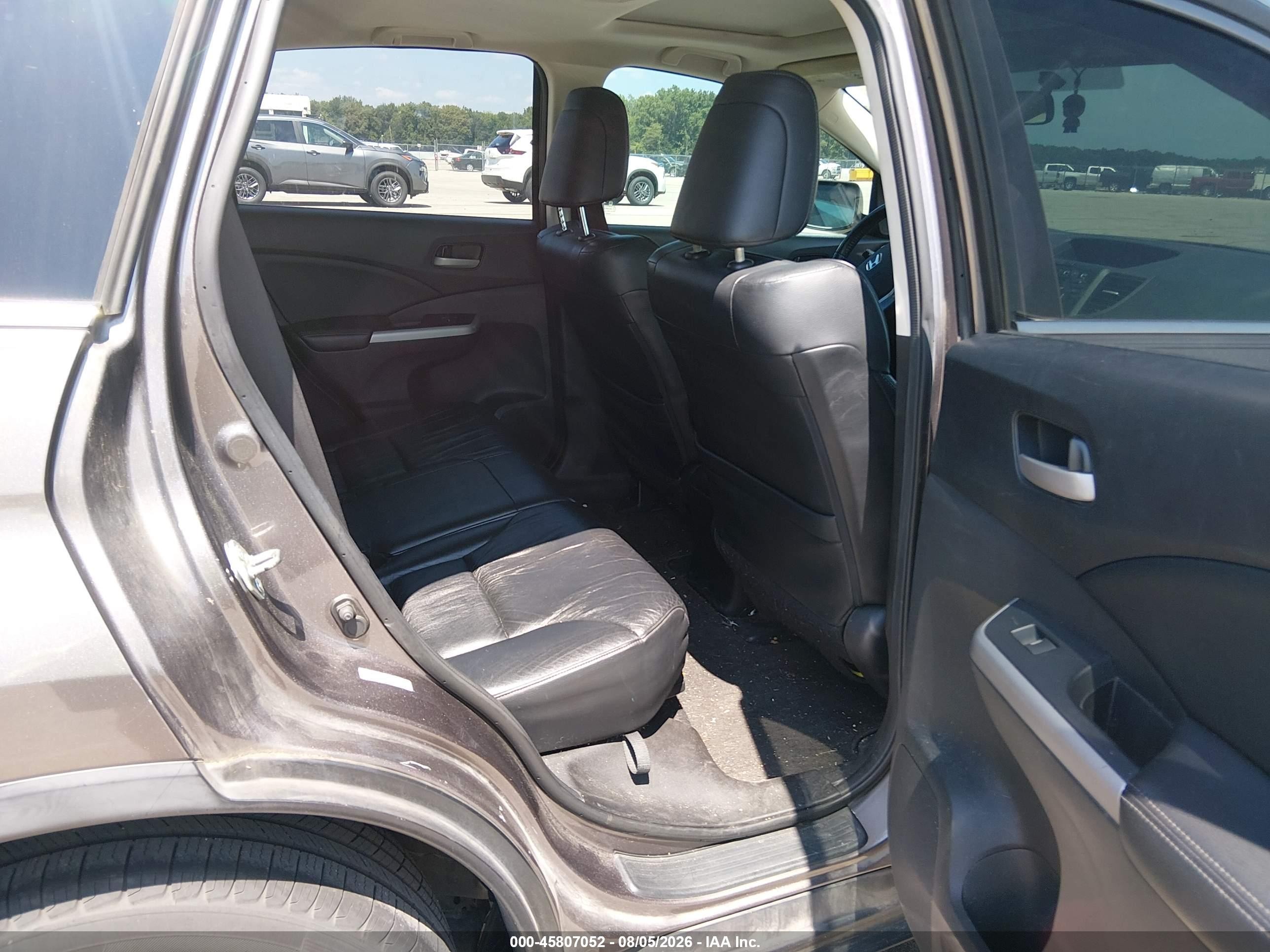 2013 Honda Cr-v Ex-l Серый vin: 5J6RM4H76DL077166