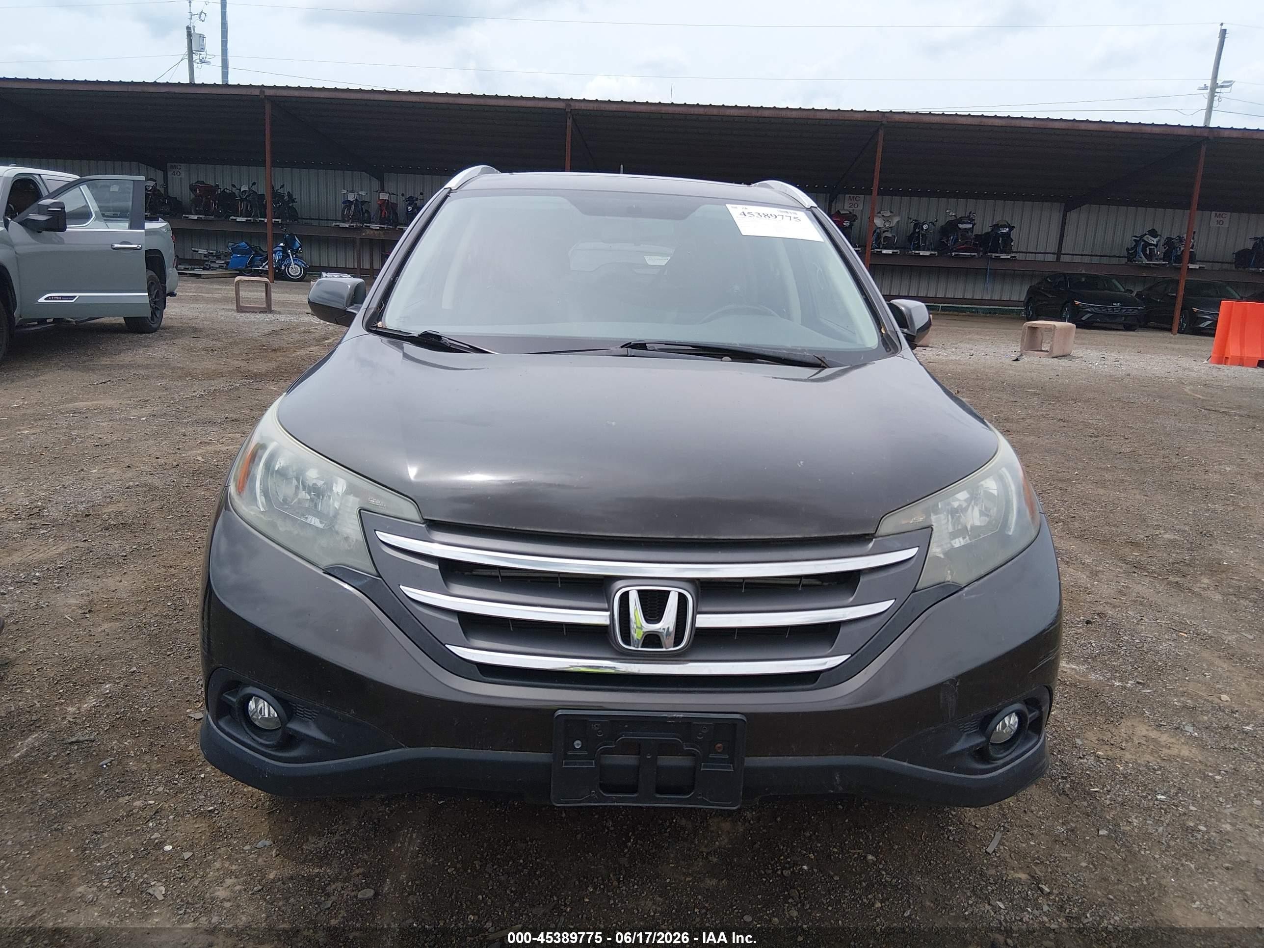 2014 Honda Cr-v Ex-l Серый vin: 5J6RM4H76EL000427