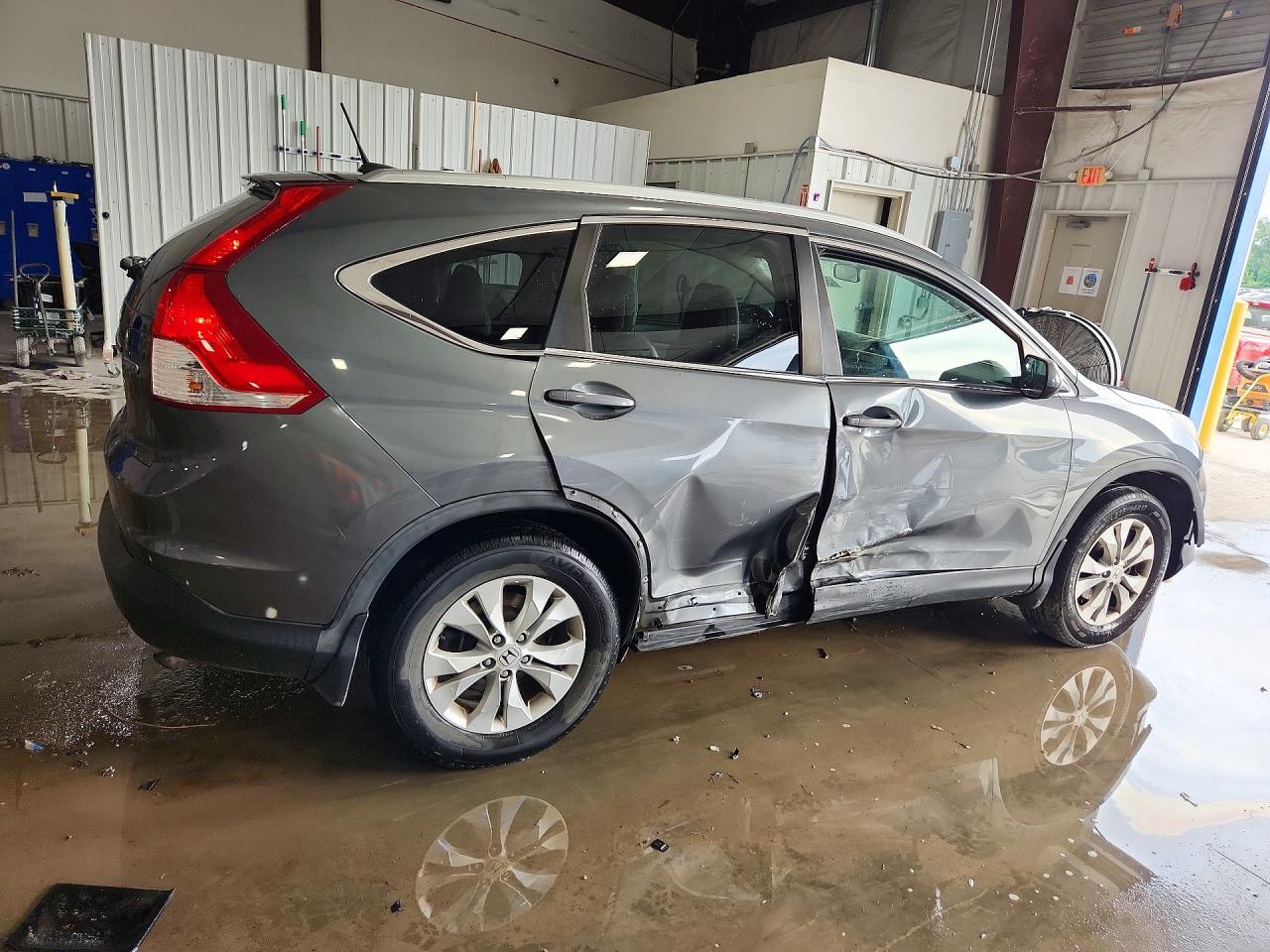 2014 Honda Cr-v Exl Gray vin: 5J6RM4H76EL011220