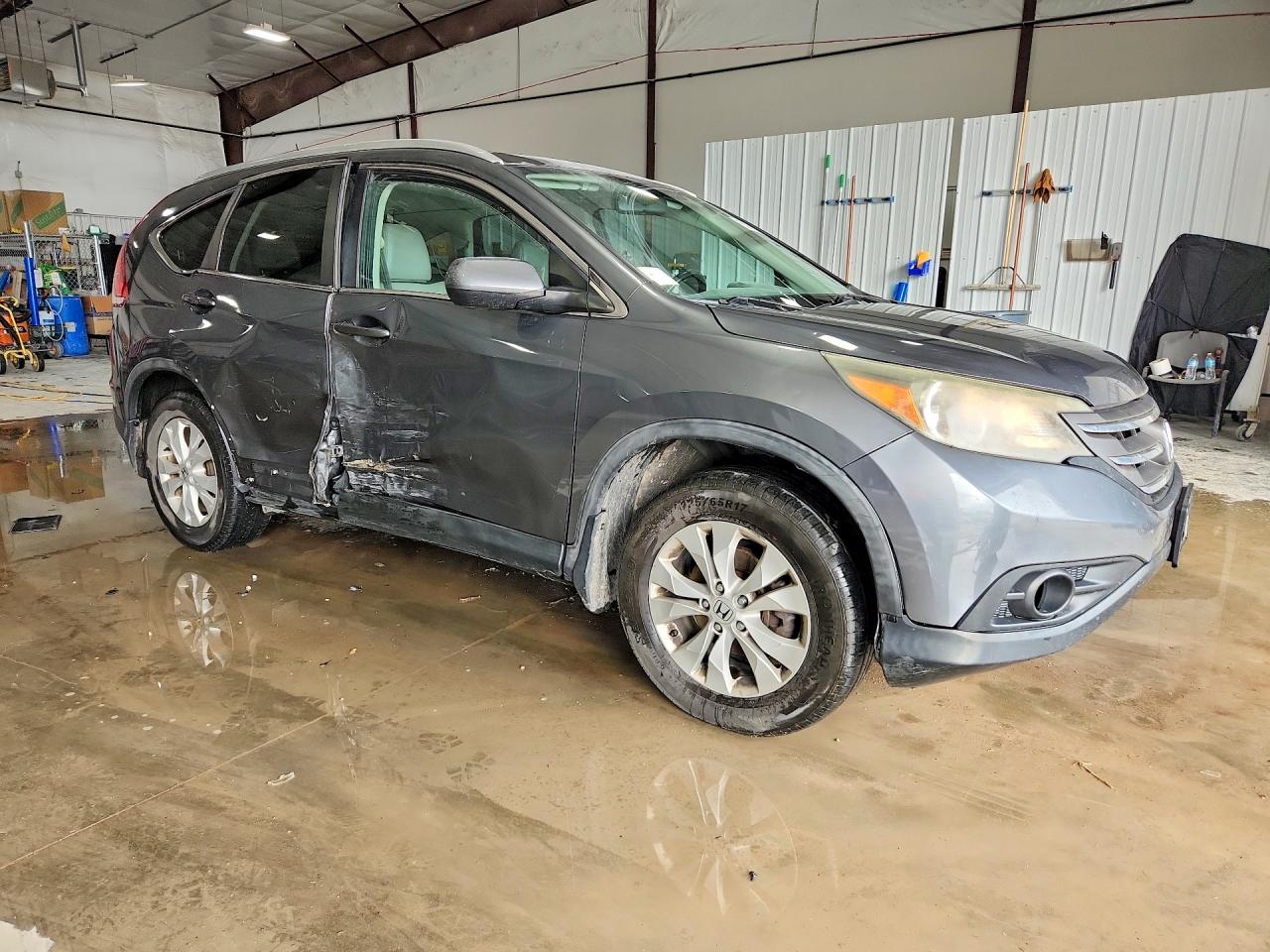 2014 Honda Cr-v Exl Gray vin: 5J6RM4H76EL011220