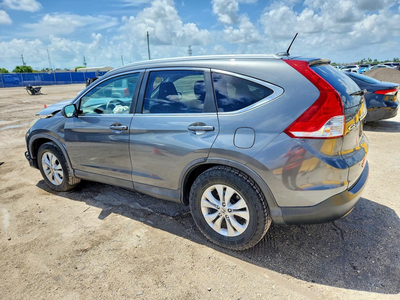 2014 Honda Cr-v Exl Silver vin: 5J6RM4H76EL040622