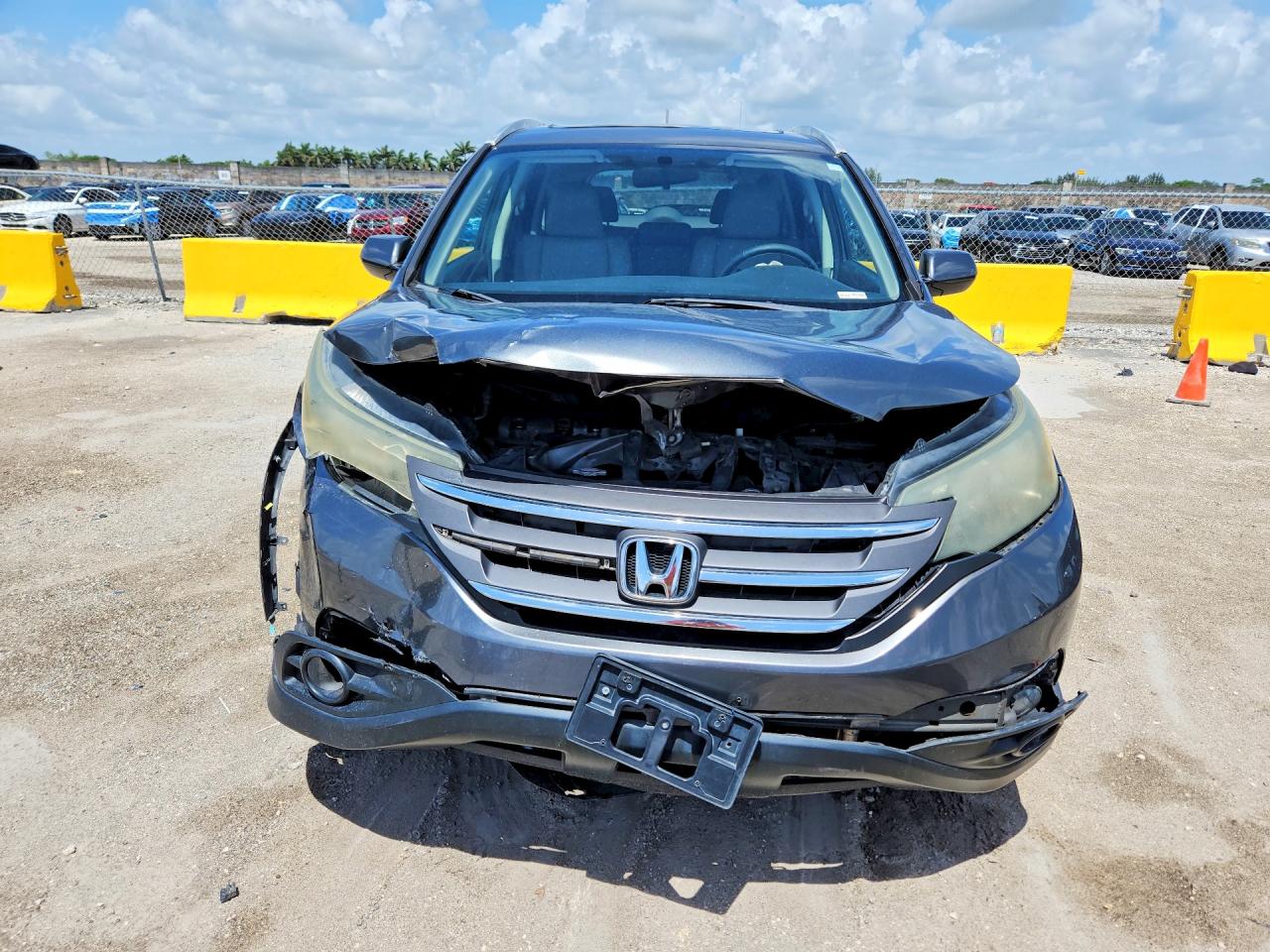 2014 Honda Cr-v Exl Silver vin: 5J6RM4H76EL040622