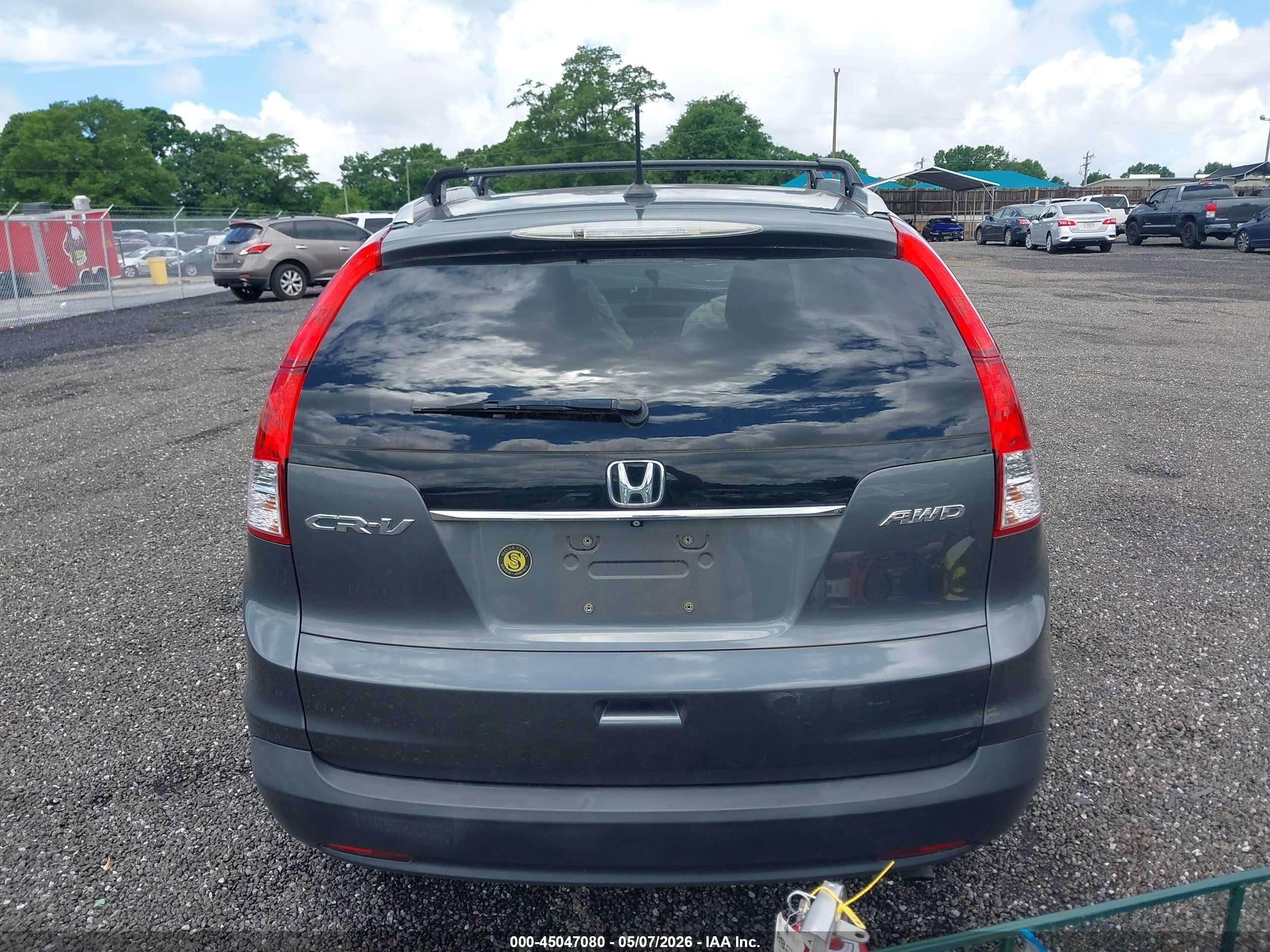 2014 Honda Cr-v Ex-l Серый vin: 5J6RM4H76EL043391