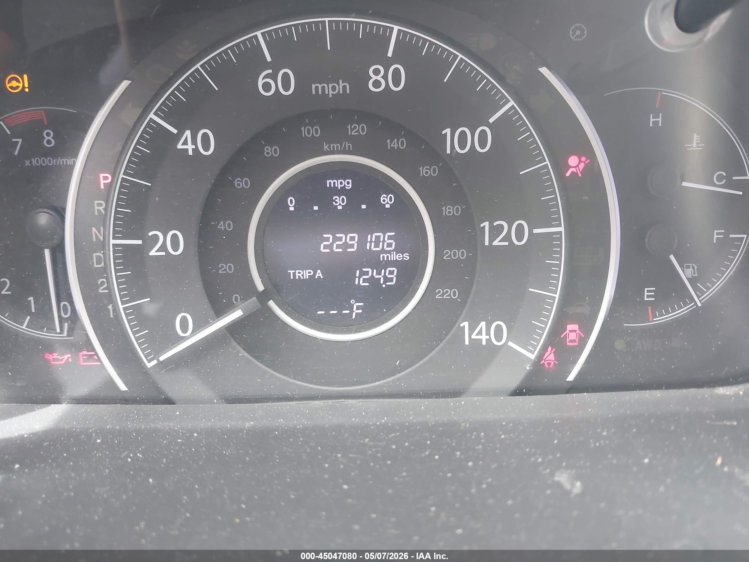 2014 Honda Cr-v Ex-l Серый vin: 5J6RM4H76EL043391
