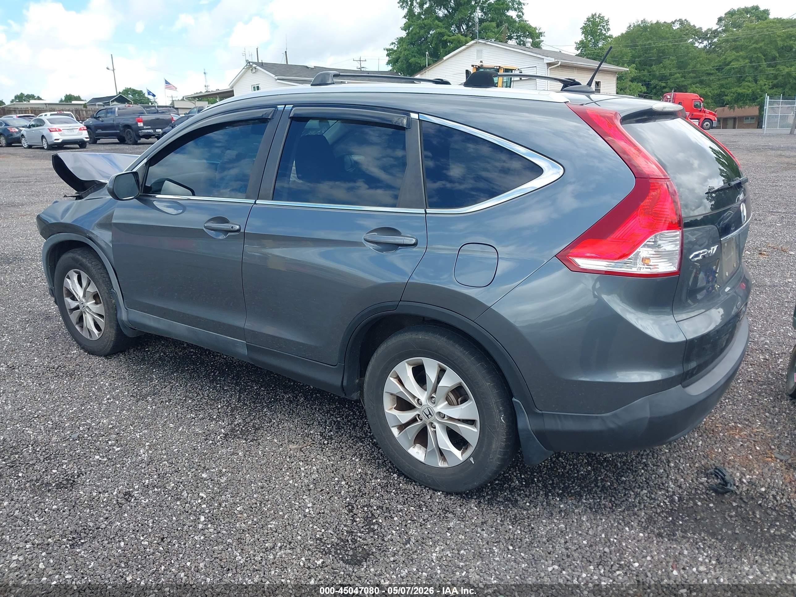 2014 Honda Cr-v Ex-l Серый vin: 5J6RM4H76EL043391