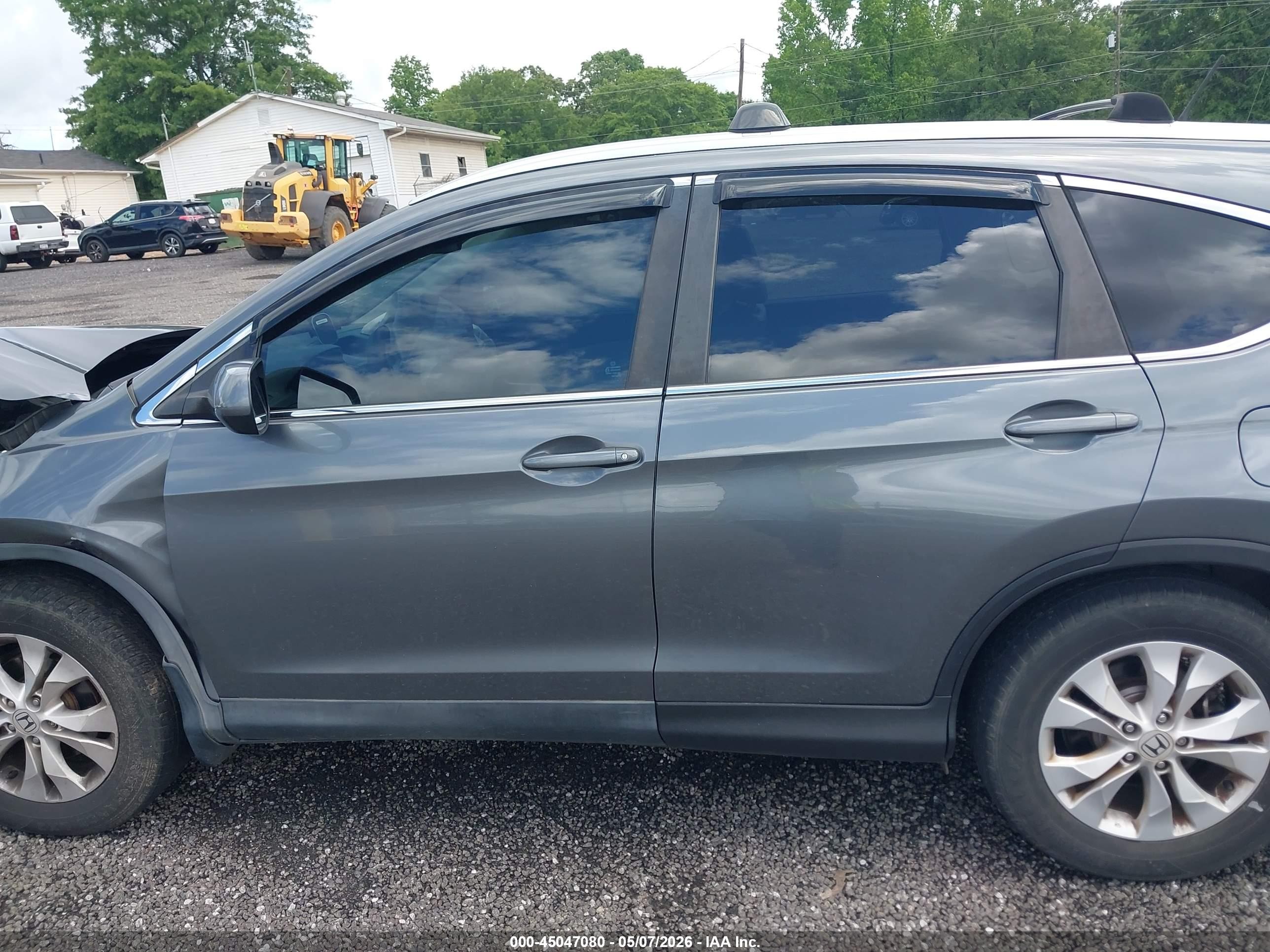 2014 Honda Cr-v Ex-l Серый vin: 5J6RM4H76EL043391