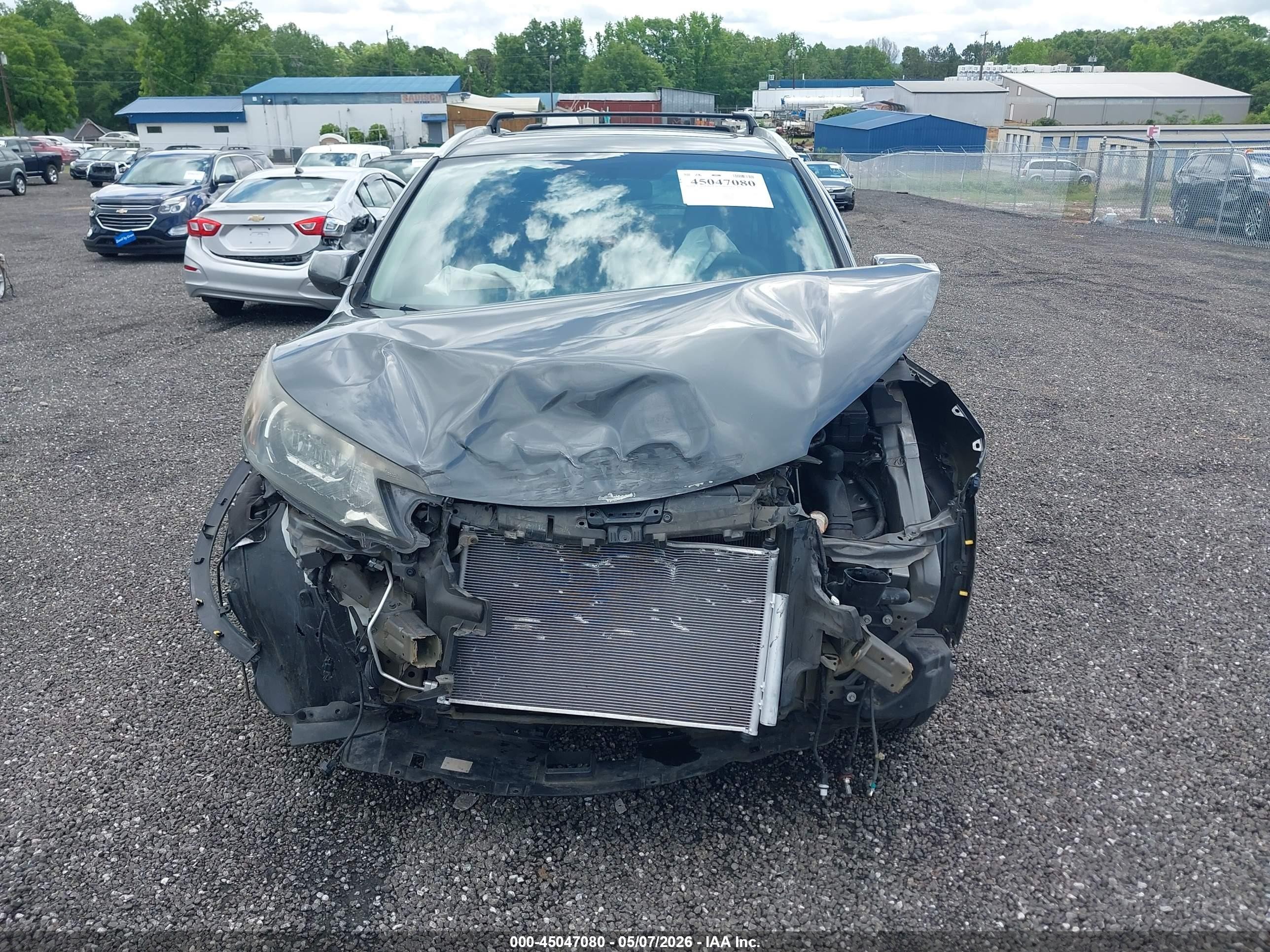 2014 Honda Cr-v Ex-l Серый vin: 5J6RM4H76EL043391