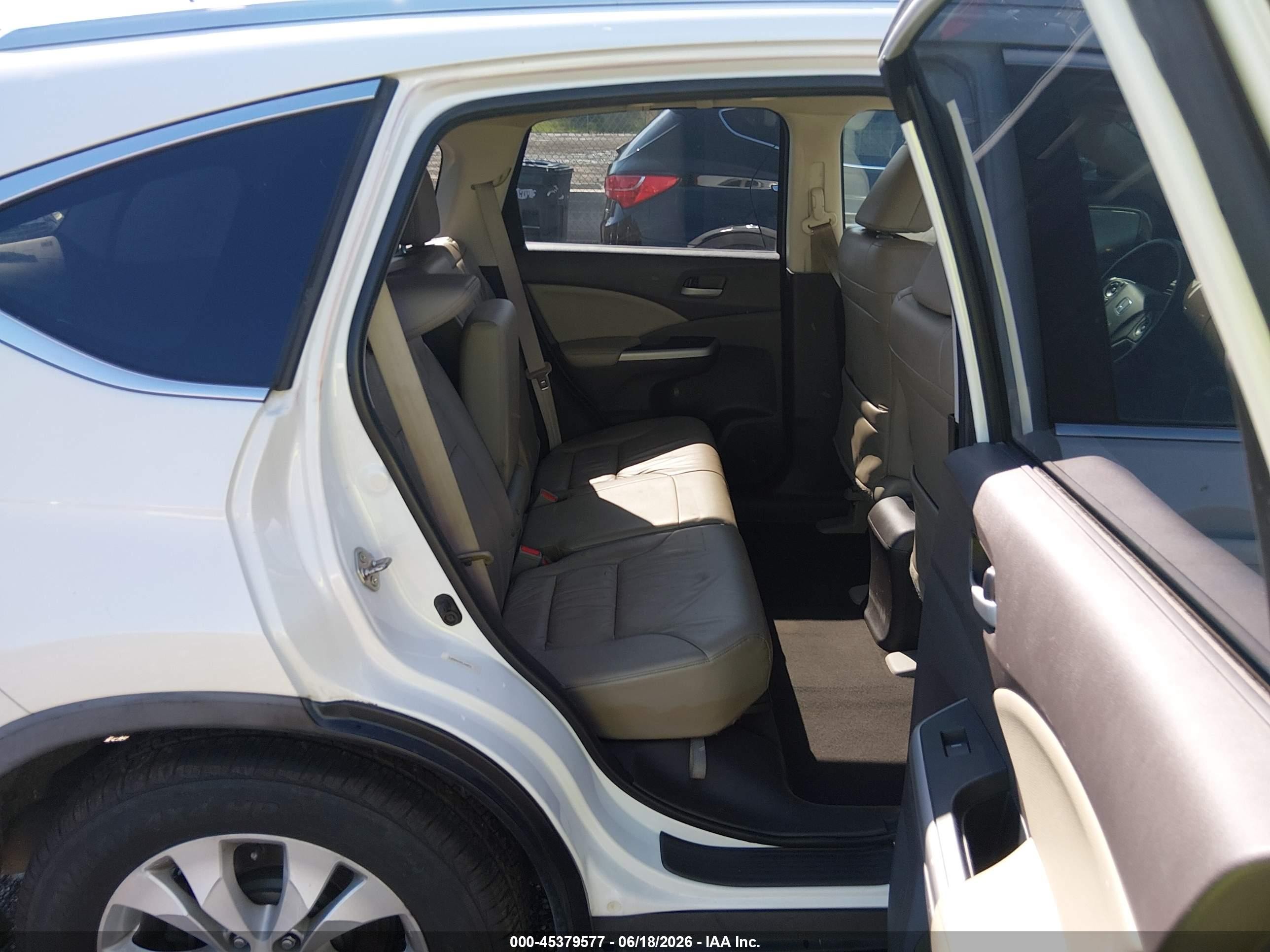 2014 Honda Cr-v Ex-l Белый vin: 5J6RM4H76EL048574