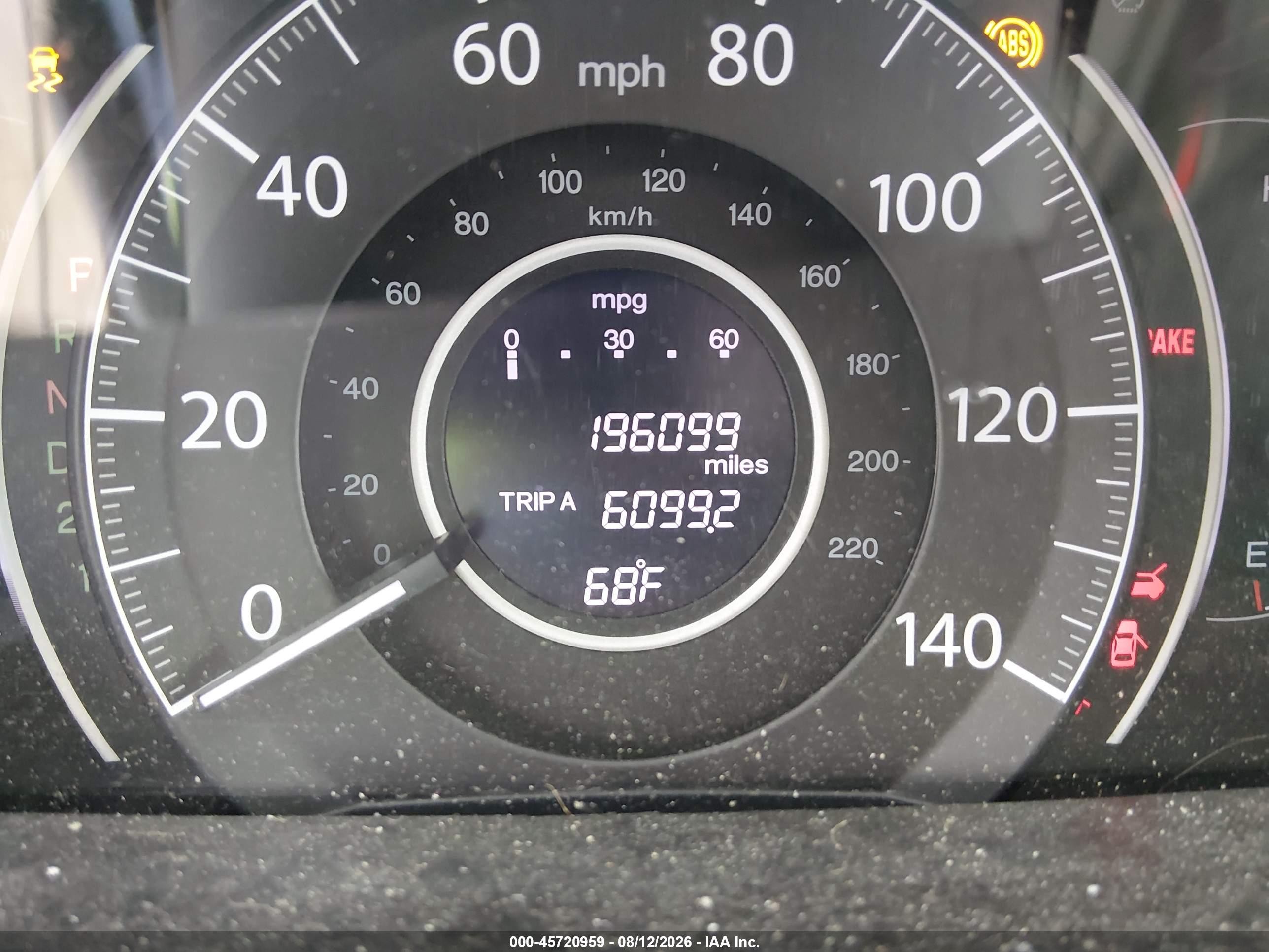 2014 Honda Cr-v Ex-l Burgundy vin: 5J6RM4H76EL061308