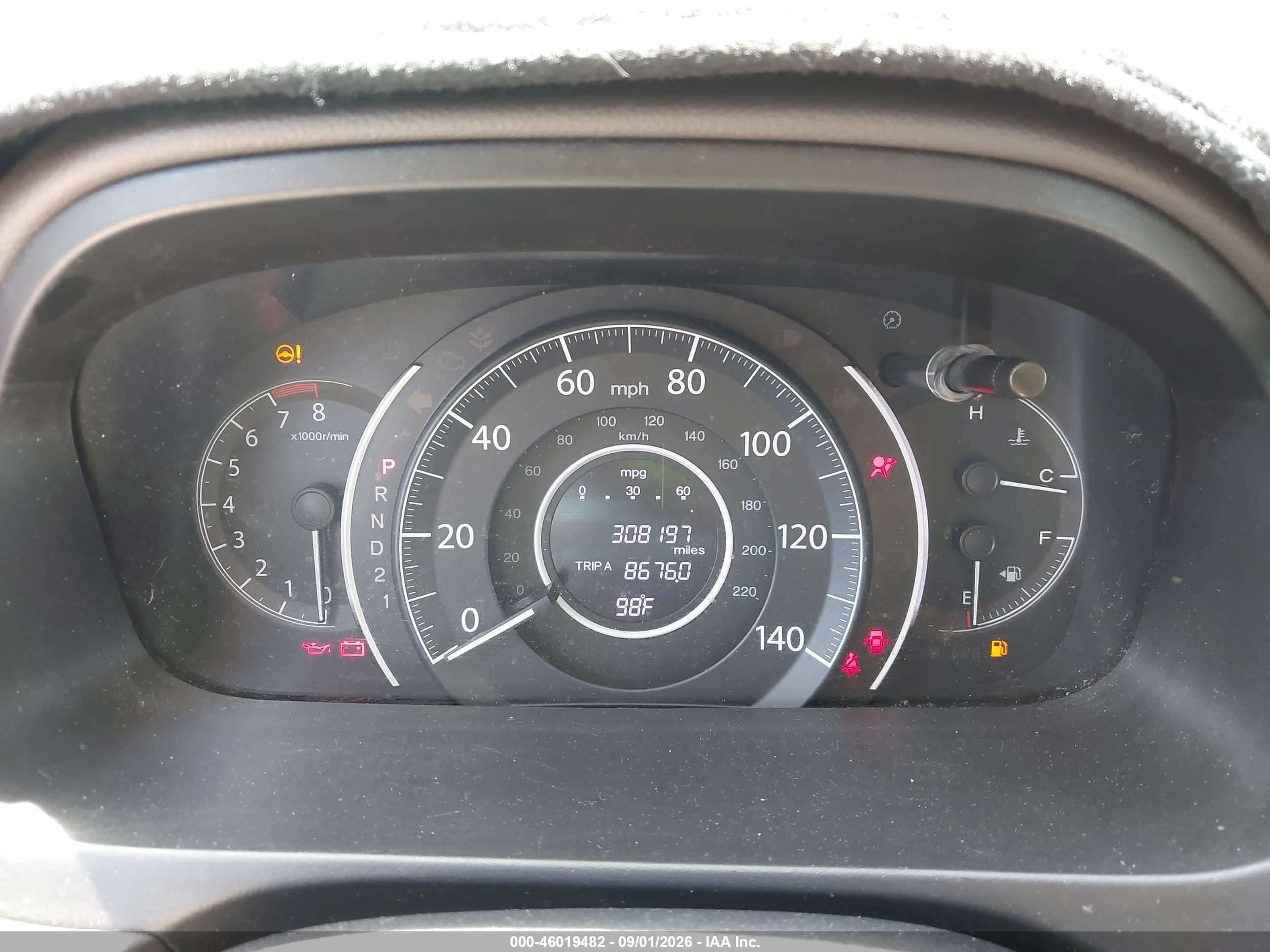2014 Honda Cr-v Ex-l White vin: 5J6RM4H76EL067710