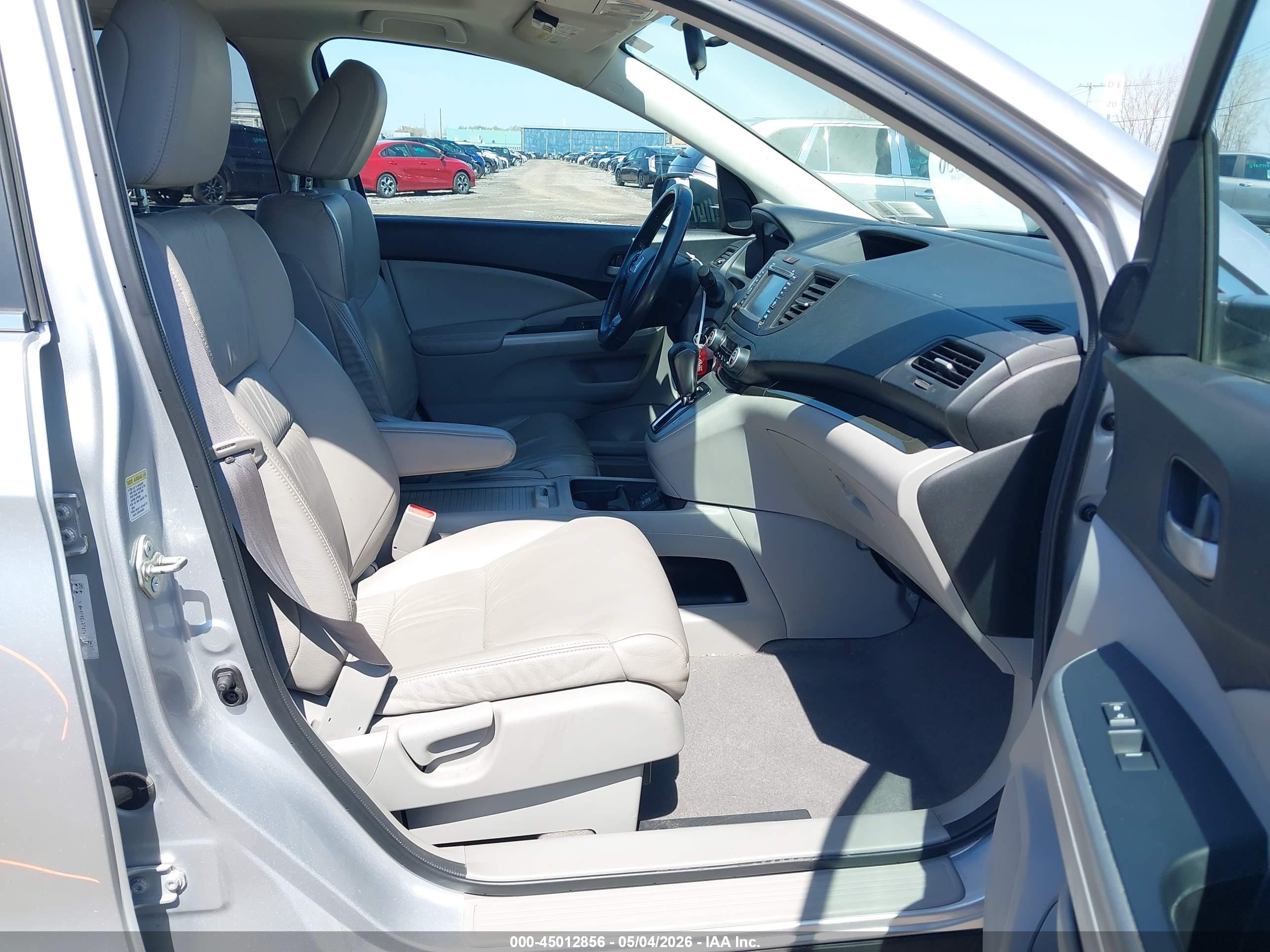 2014 Honda Cr-v Ex-l Silver vin: 5J6RM4H76EL078707
