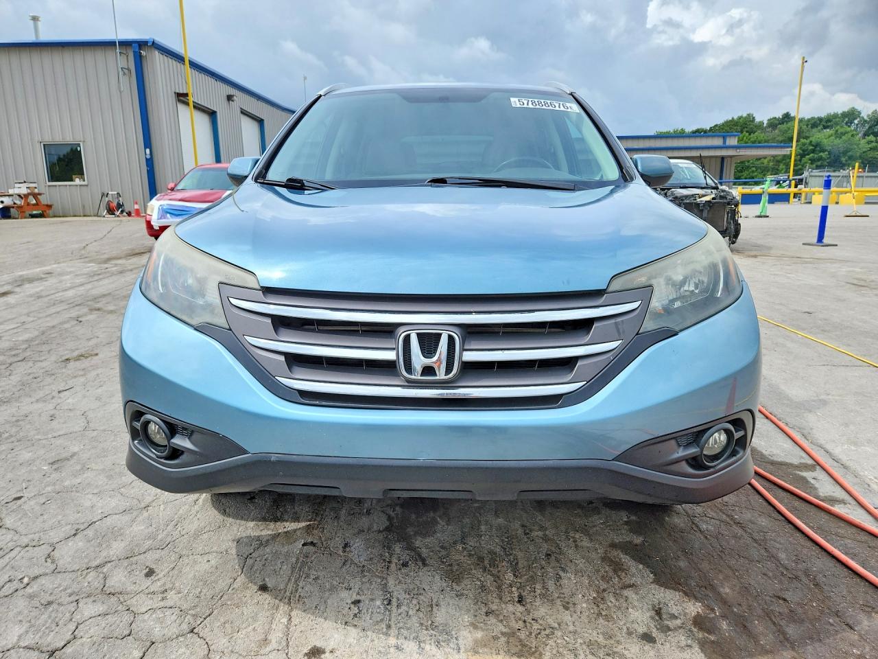 2014 Honda Cr-v Exl Синий vin: 5J6RM4H76EL103430