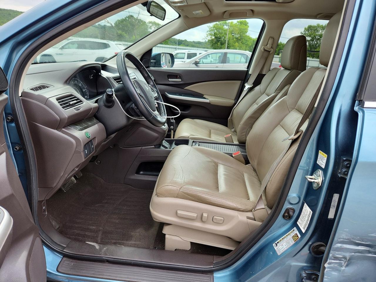 2014 Honda Cr-v Exl Синий vin: 5J6RM4H76EL103430
