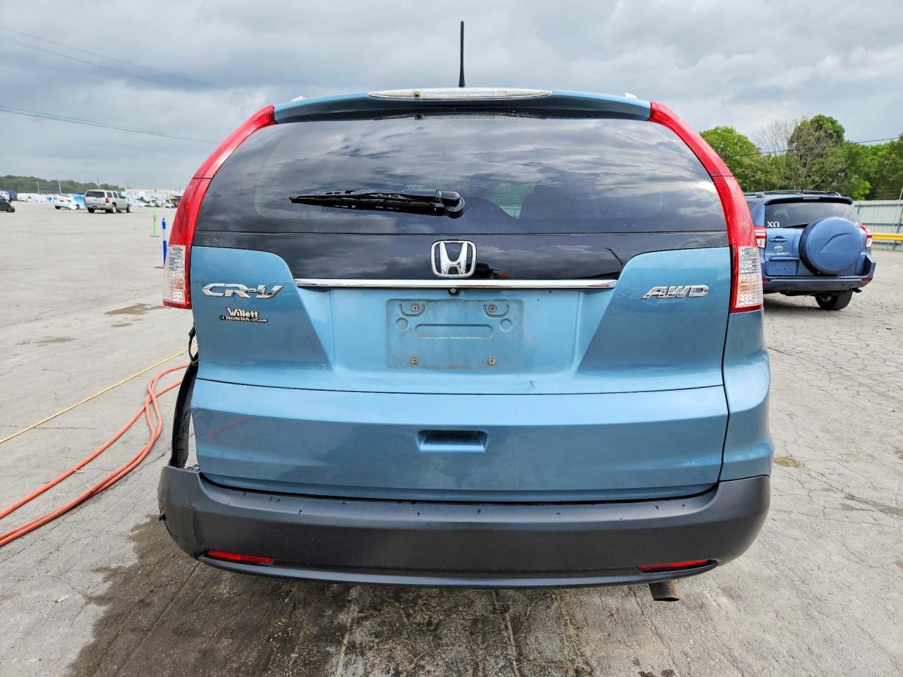 2014 Honda Cr-v Exl Синий vin: 5J6RM4H76EL103430