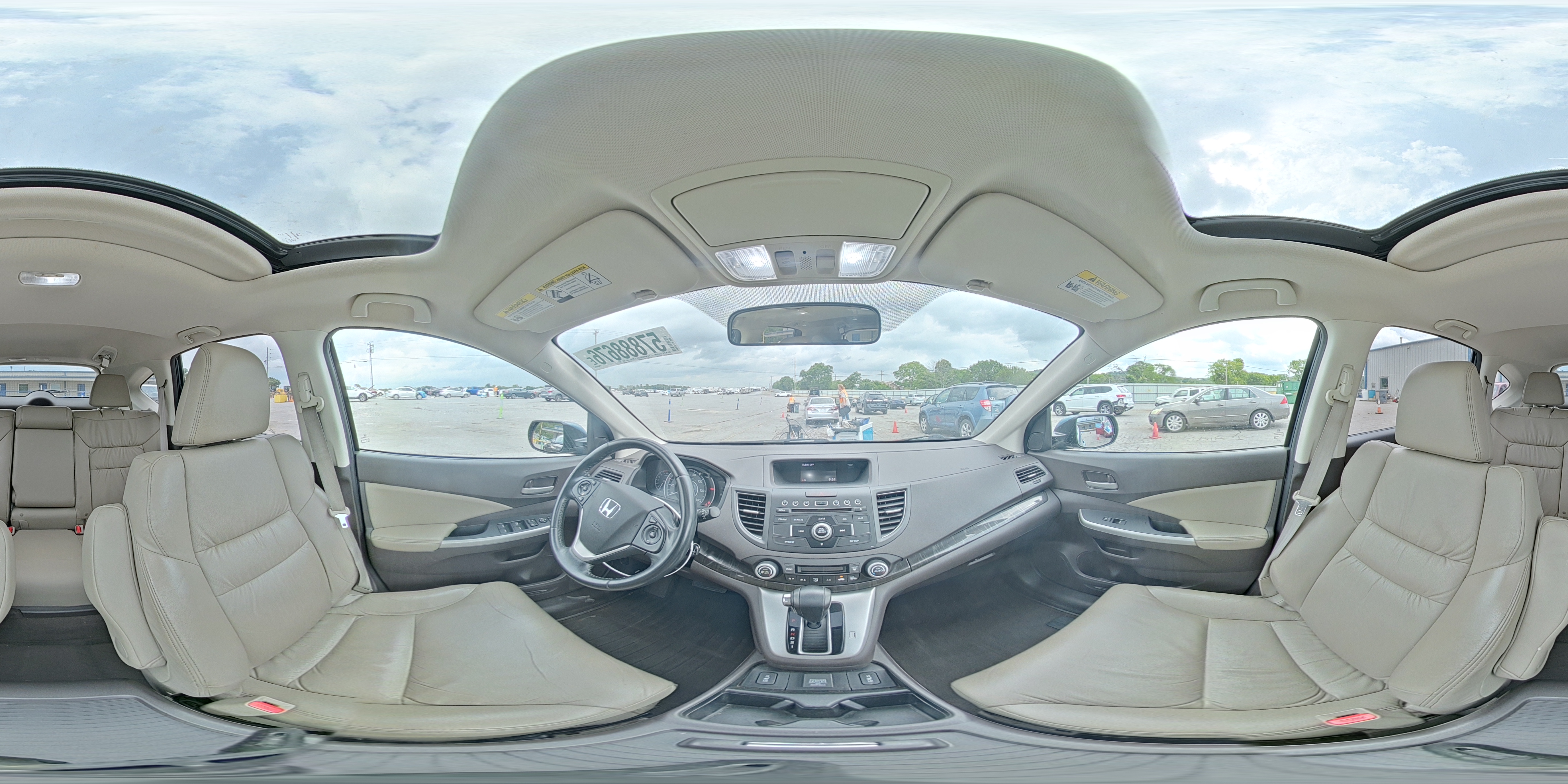 2014 Honda Cr-v Exl Синий vin: 5J6RM4H76EL103430