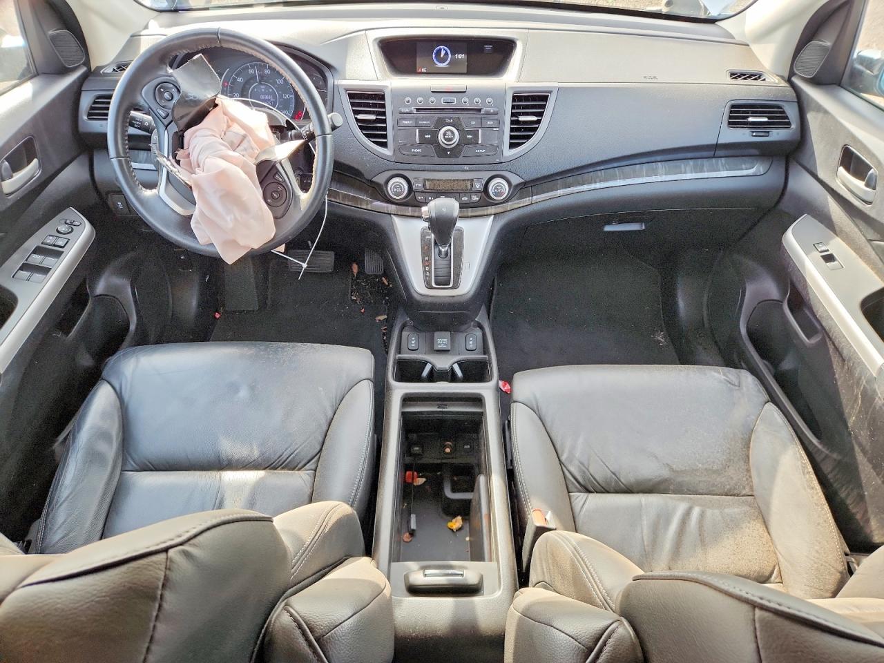 2014 Honda Cr-v Exl Silver vin: 5J6RM4H76EL105033