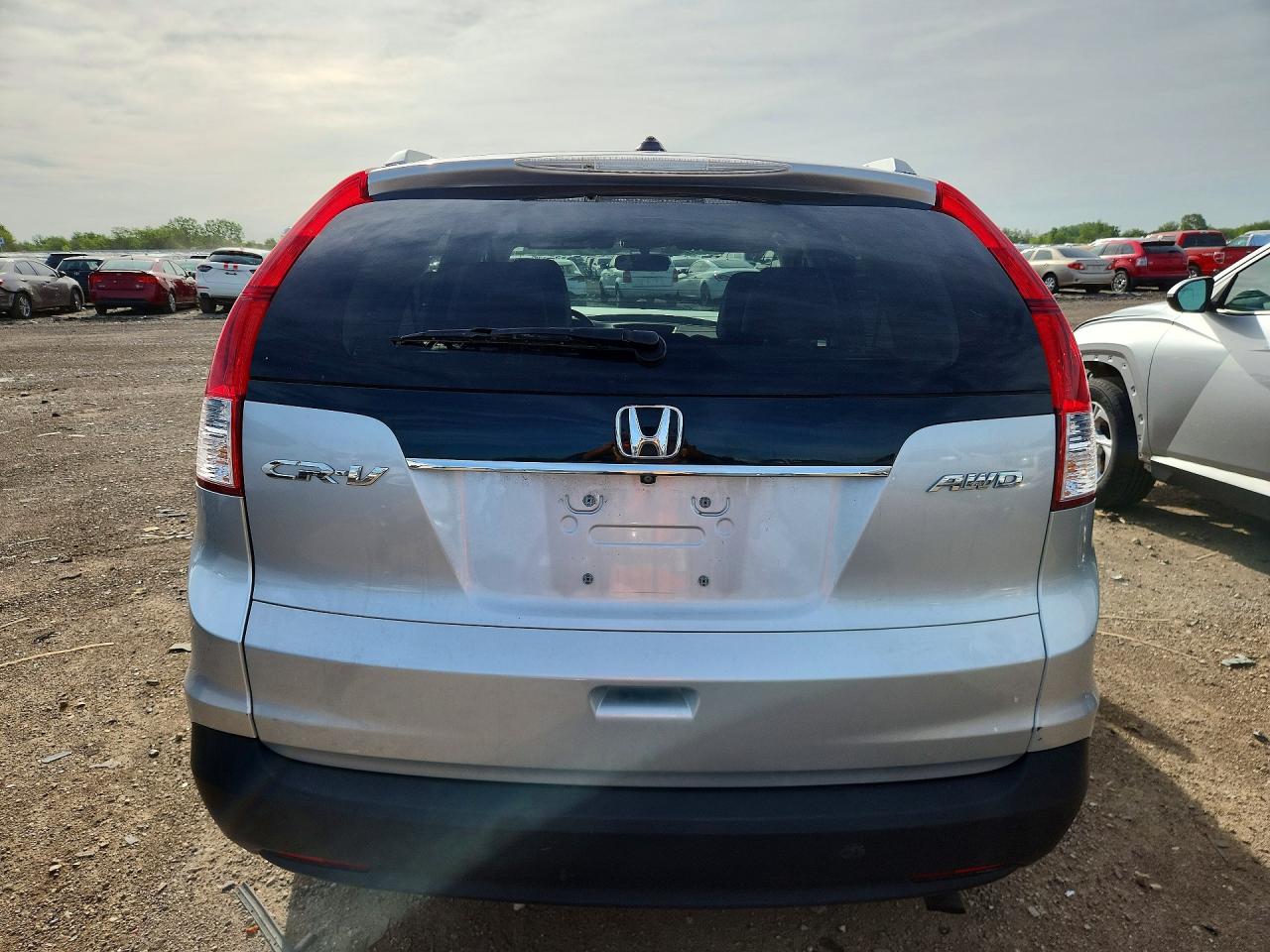 2014 Honda Cr-v Exl Silver vin: 5J6RM4H76EL105033