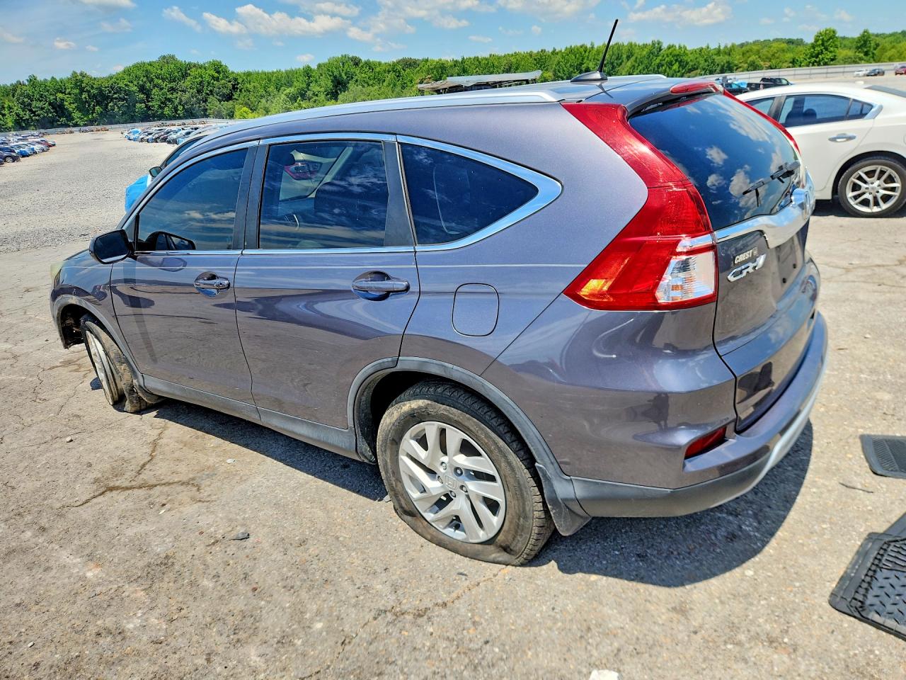 2015 Honda Cr-v Exl Gray vin: 5J6RM4H76FL010568