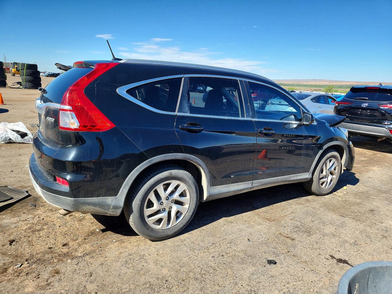 2015 Honda Cr-v Exl Black vin: 5J6RM4H76FL011042