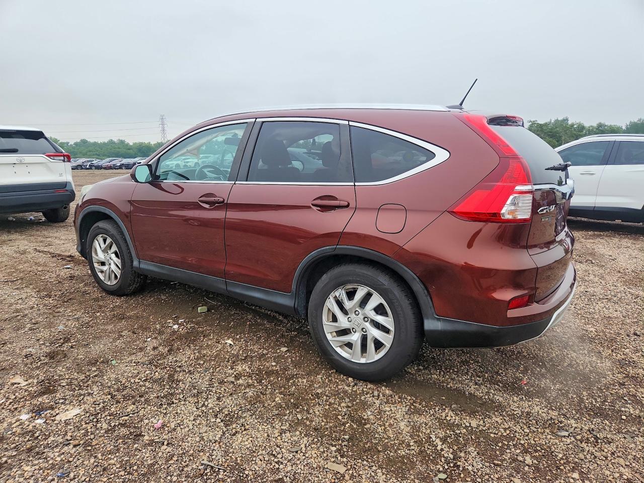 2015 Honda Cr-v Exl Brown vin: 5J6RM4H76FL053887