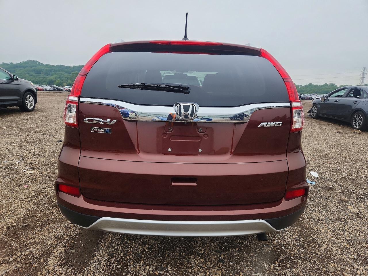 2015 Honda Cr-v Exl Brown vin: 5J6RM4H76FL053887