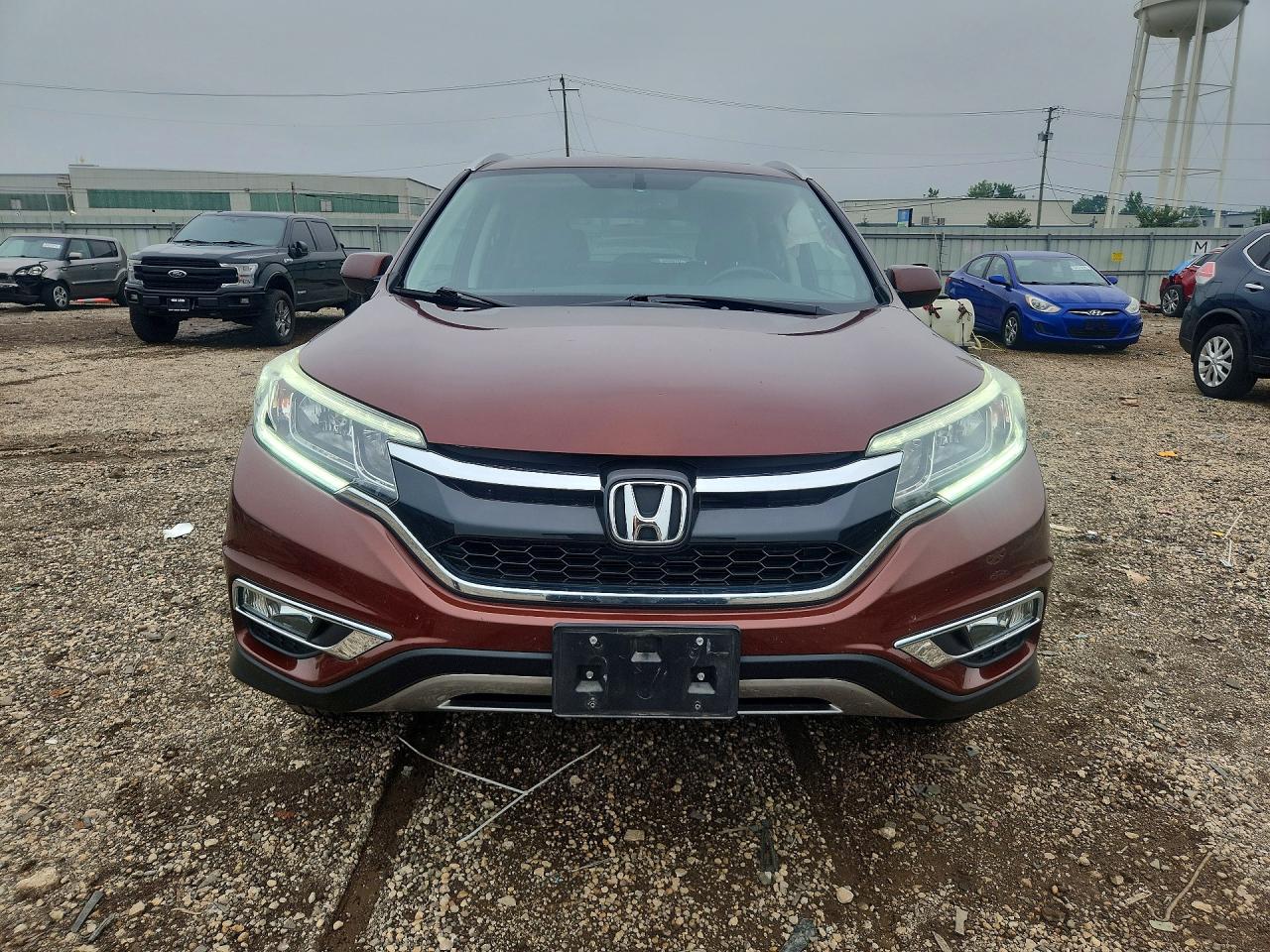 2015 Honda Cr-v Exl Brown vin: 5J6RM4H76FL053887
