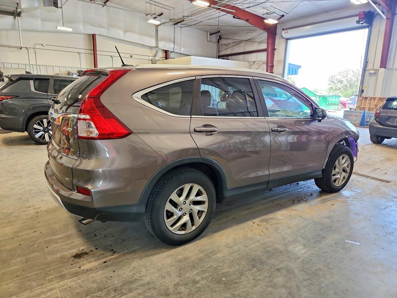 2015 Honda Cr-v Exl Gray vin: 5J6RM4H76FL134050
