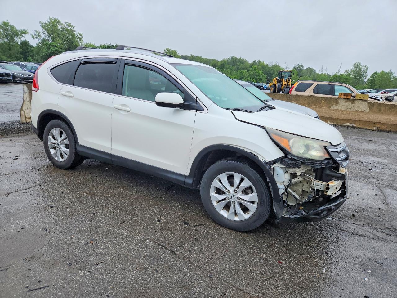 2012 Honda Cr-v Exl Белый vin: 5J6RM4H77CL003382