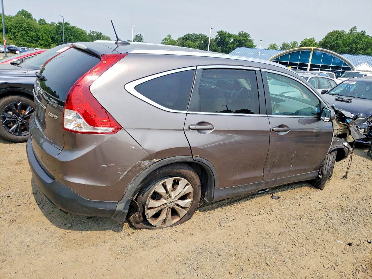 2012 Honda Cr-v Exl Gray vin: 5J6RM4H77CL010607