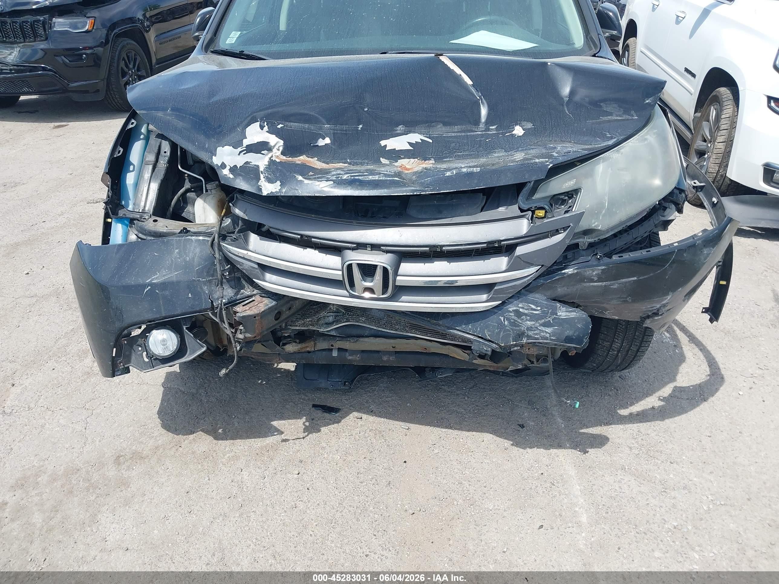 2012 Honda Cr-v Ex-l Black vin: 5J6RM4H77CL018903