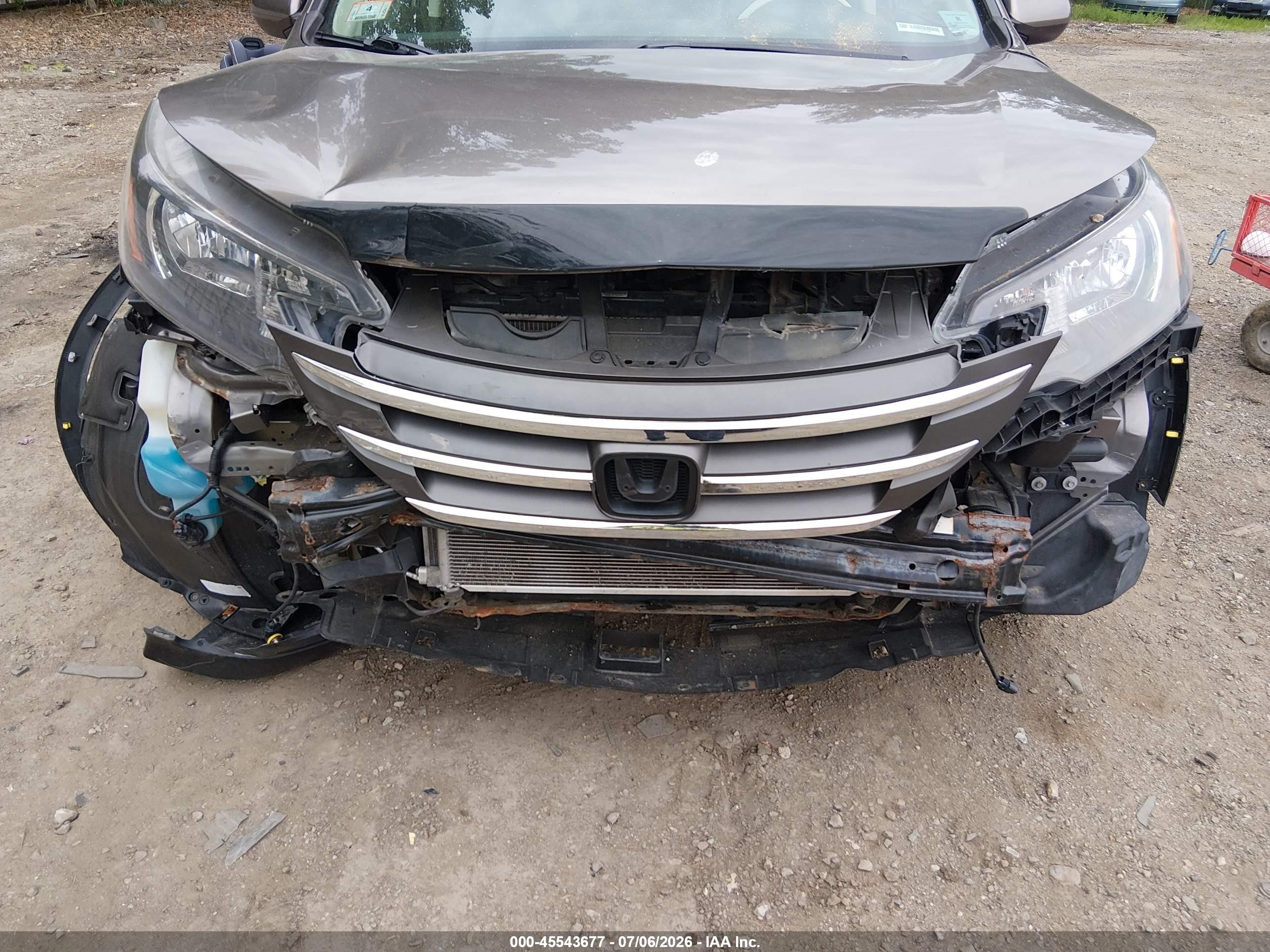 2012 Honda Cr-v Ex-l Brown vin: 5J6RM4H77CL022854