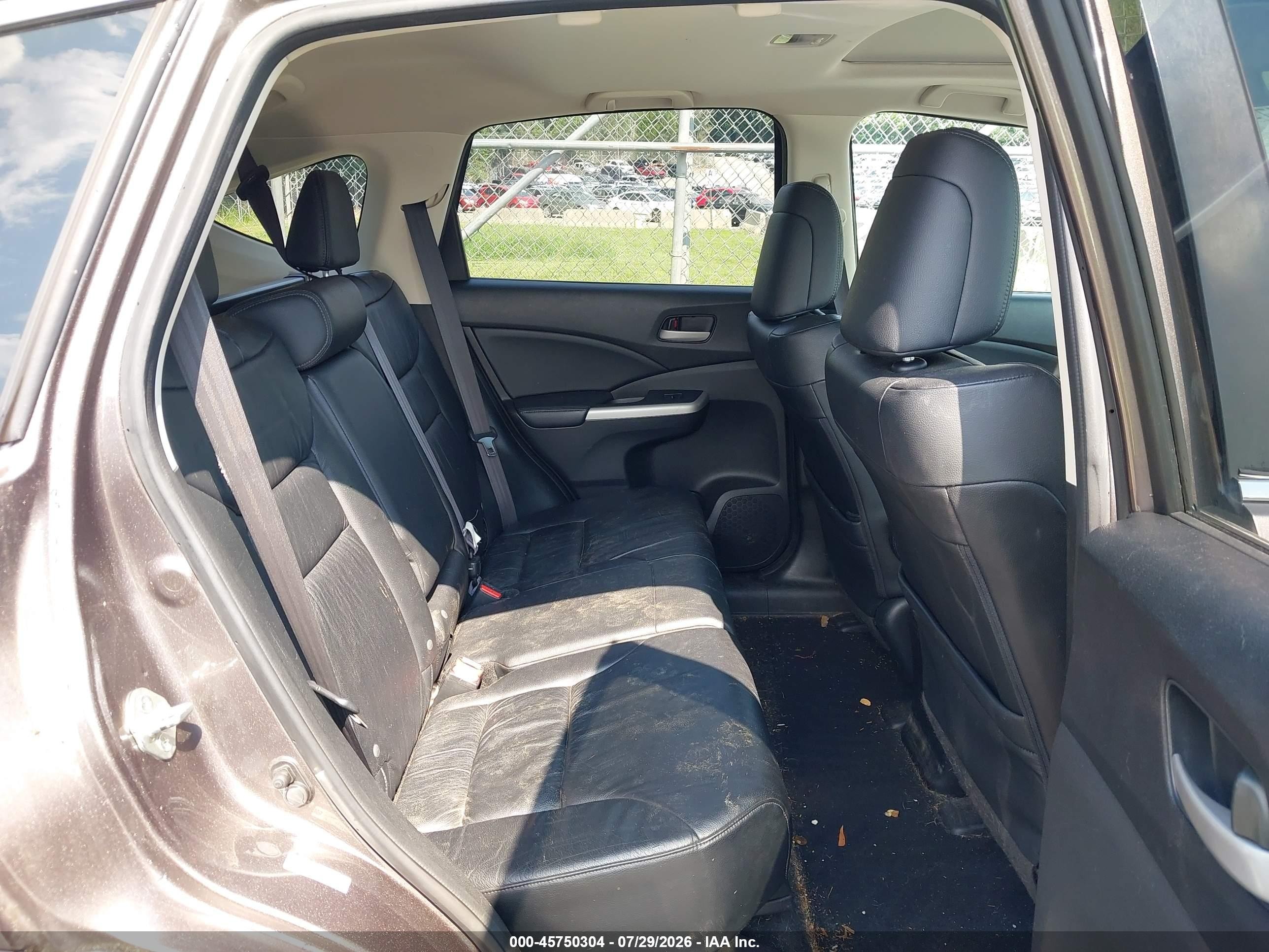 2012 Honda Cr-v Ex-l Silver vin: 5J6RM4H77CL032090