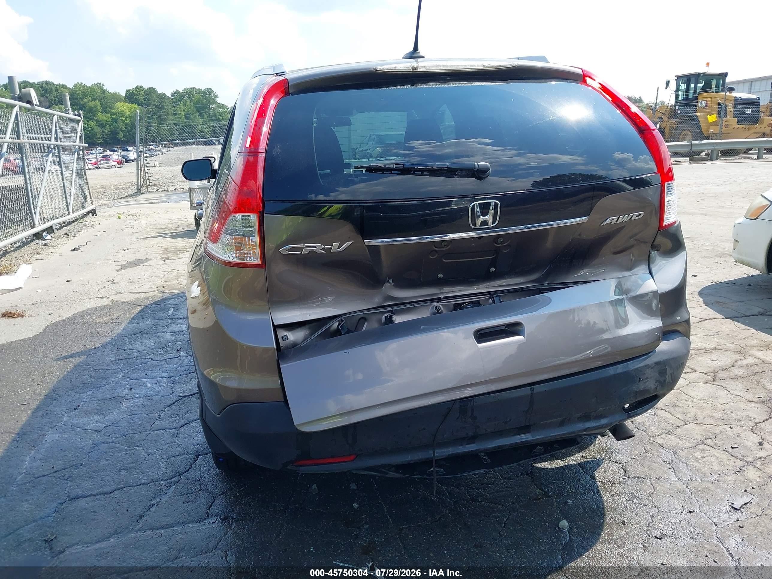2012 Honda Cr-v Ex-l Silver vin: 5J6RM4H77CL032090