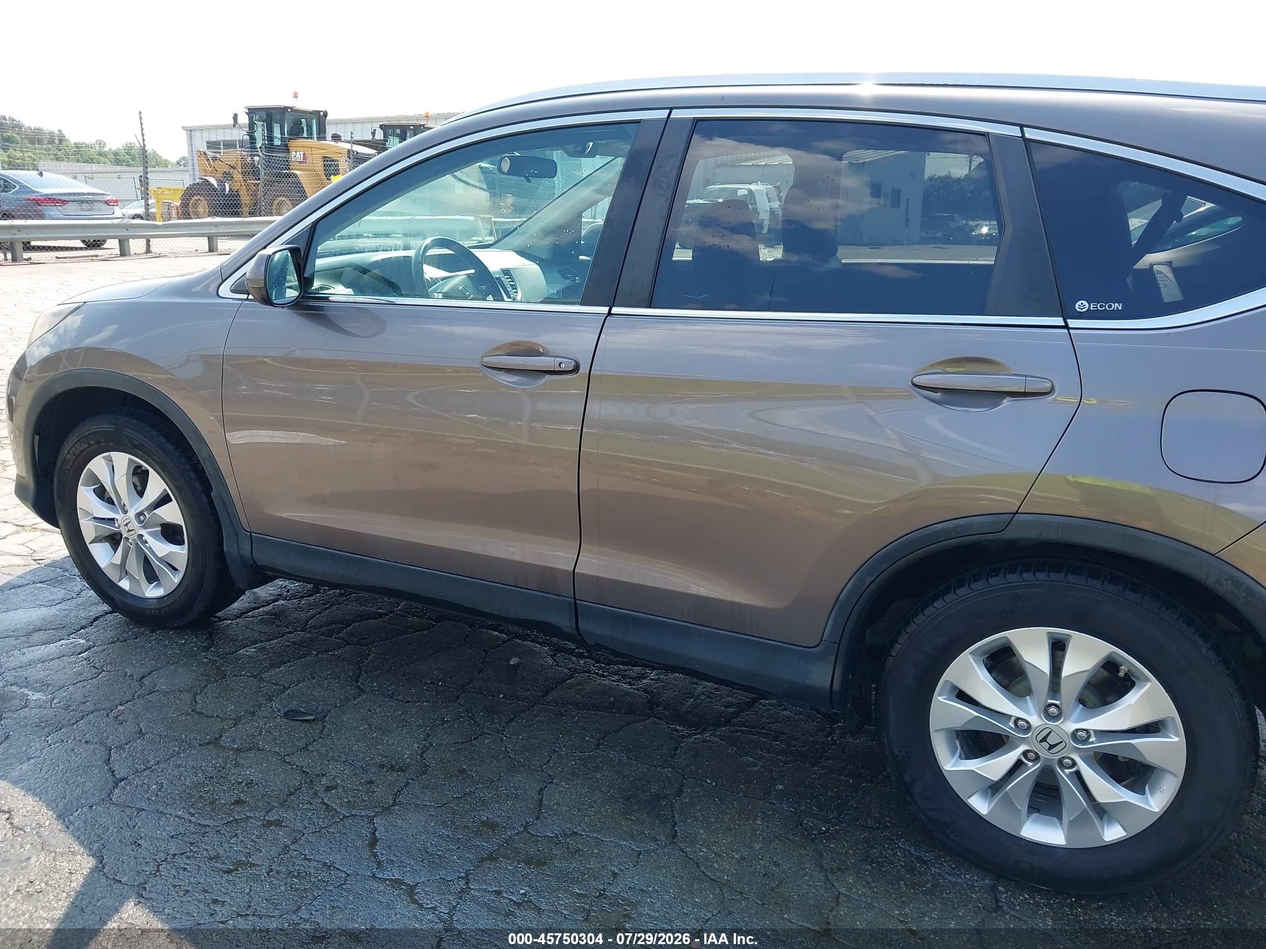 2012 Honda Cr-v Ex-l Silver vin: 5J6RM4H77CL032090