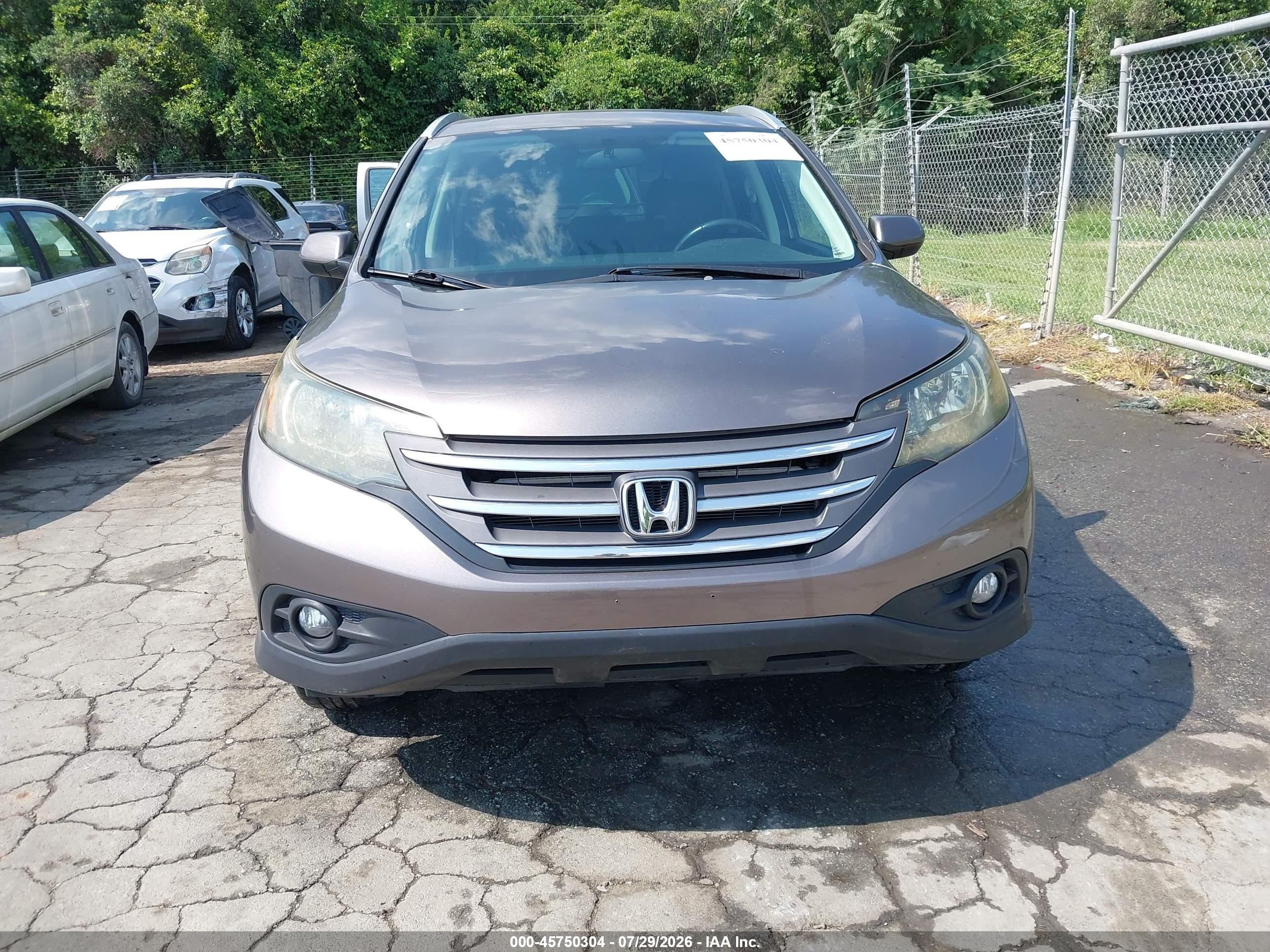 2012 Honda Cr-v Ex-l Silver vin: 5J6RM4H77CL032090