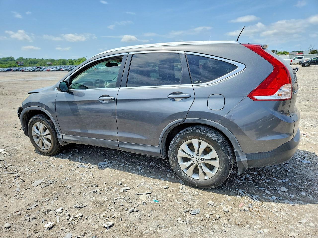 2012 Honda Cr-v Exl Серый vin: 5J6RM4H77CL043087