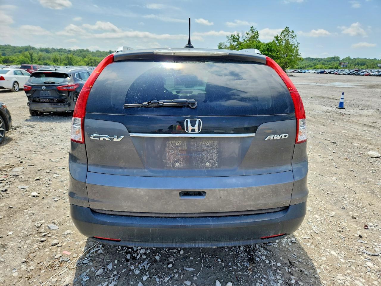 2012 Honda Cr-v Exl Серый vin: 5J6RM4H77CL043087