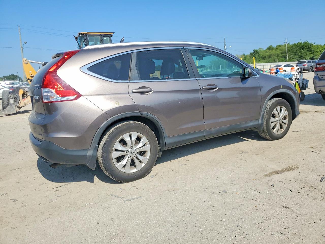2012 Honda Cr-v Exl Gray vin: 5J6RM4H77CL051660